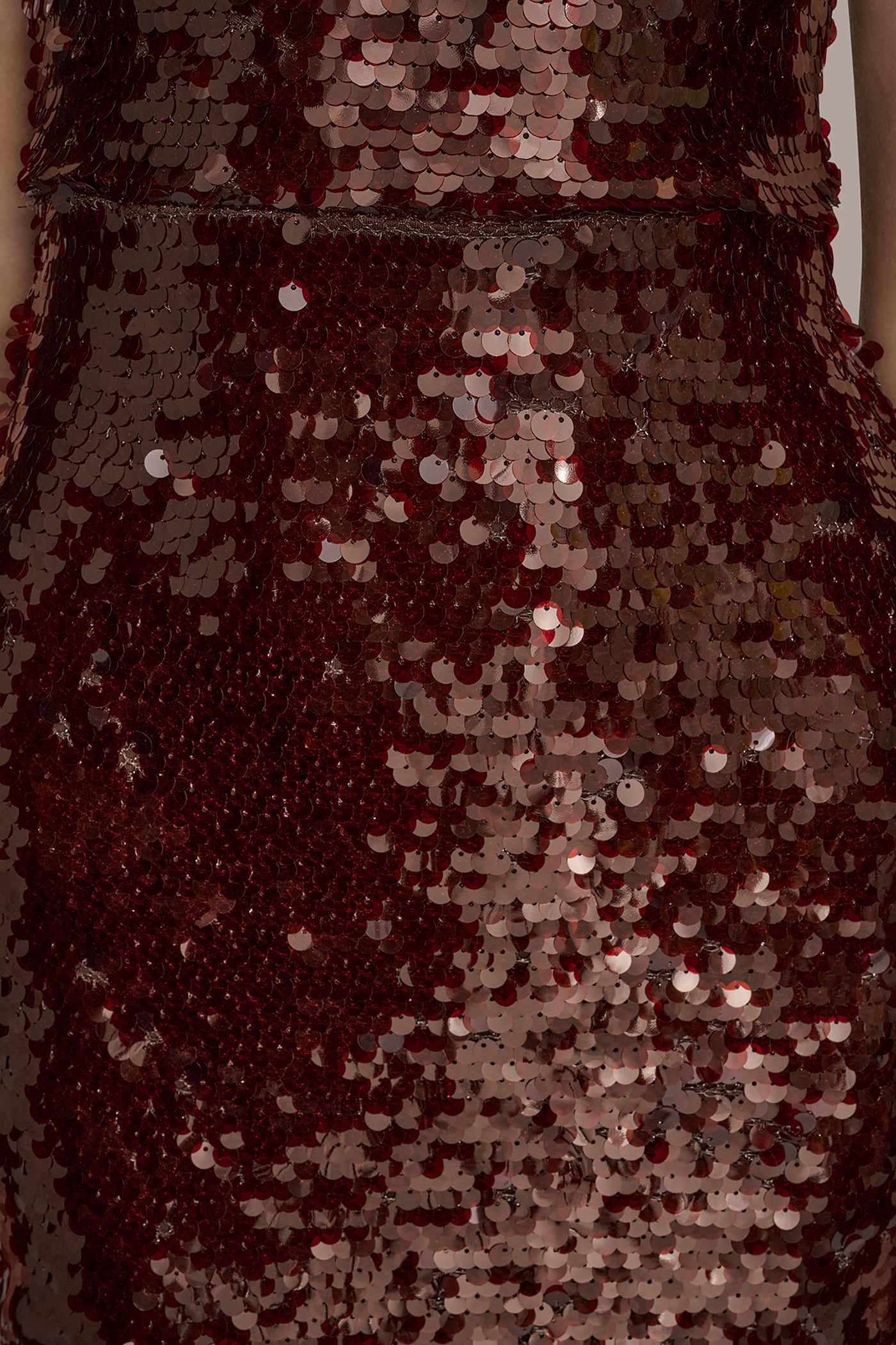BOAT NECK SEQUIN GOWN VIEW 6 | Clothing