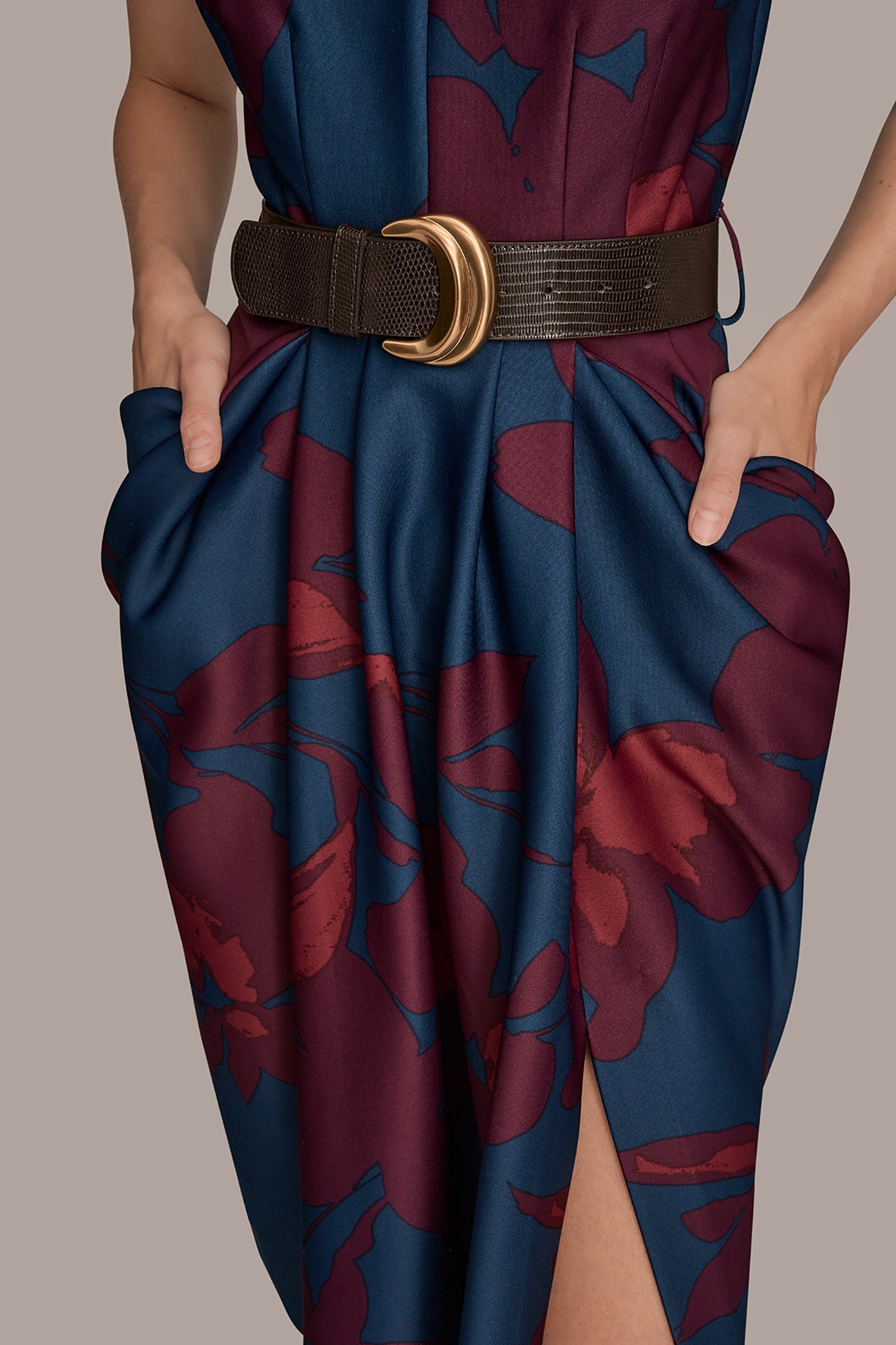 BELTED GATHERED SHEATH VIEW 6 | Cocktail & Party