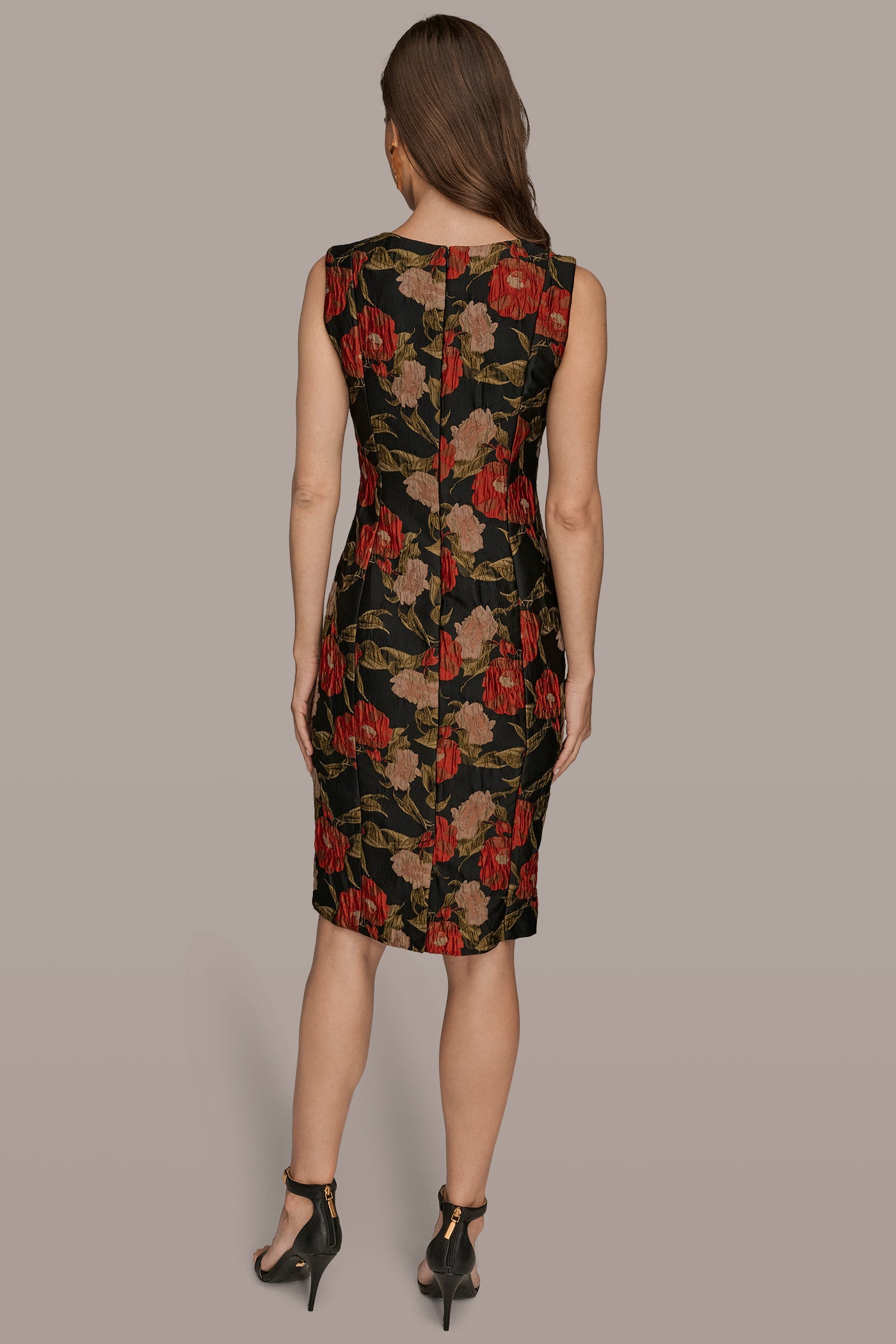 FLORAL BROCADE SHEATH | View 2 | Office to Evening Dresses