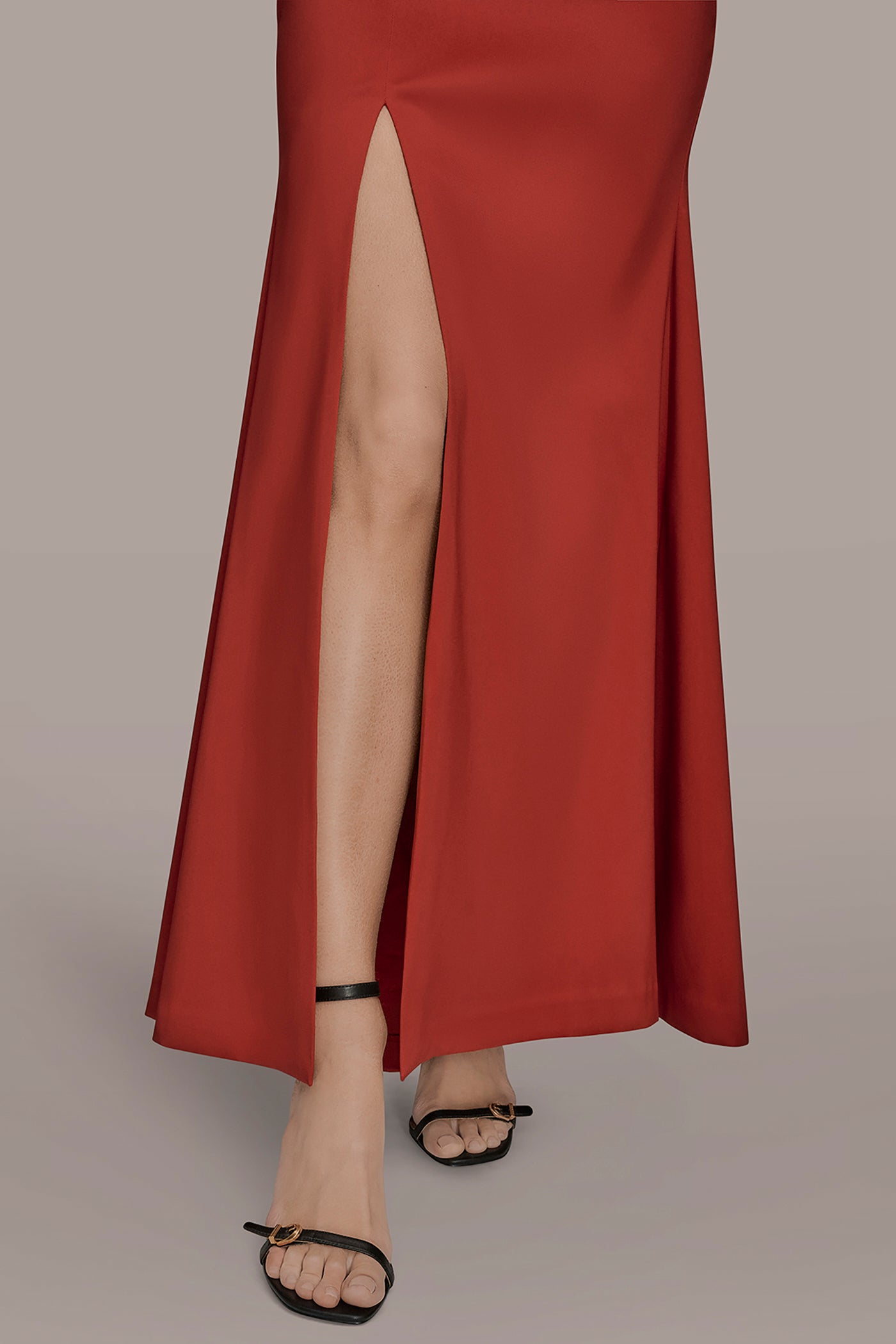 ONE-SHOULDER MIKADO GOWN VIEW 6 | Clothing