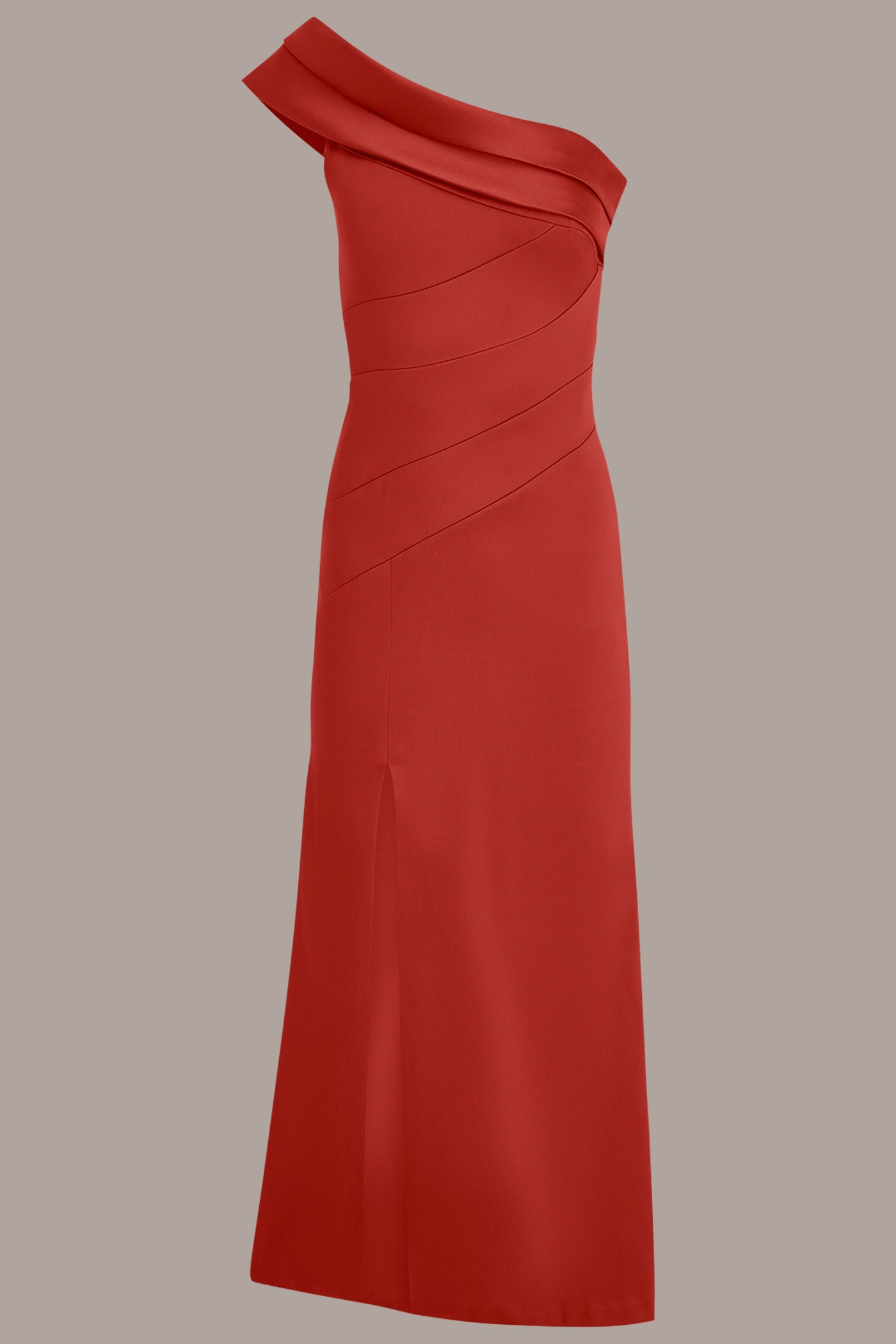 ONE-SHOULDER MIKADO GOWN VIEW 8 | Dresses & Jumpsuits