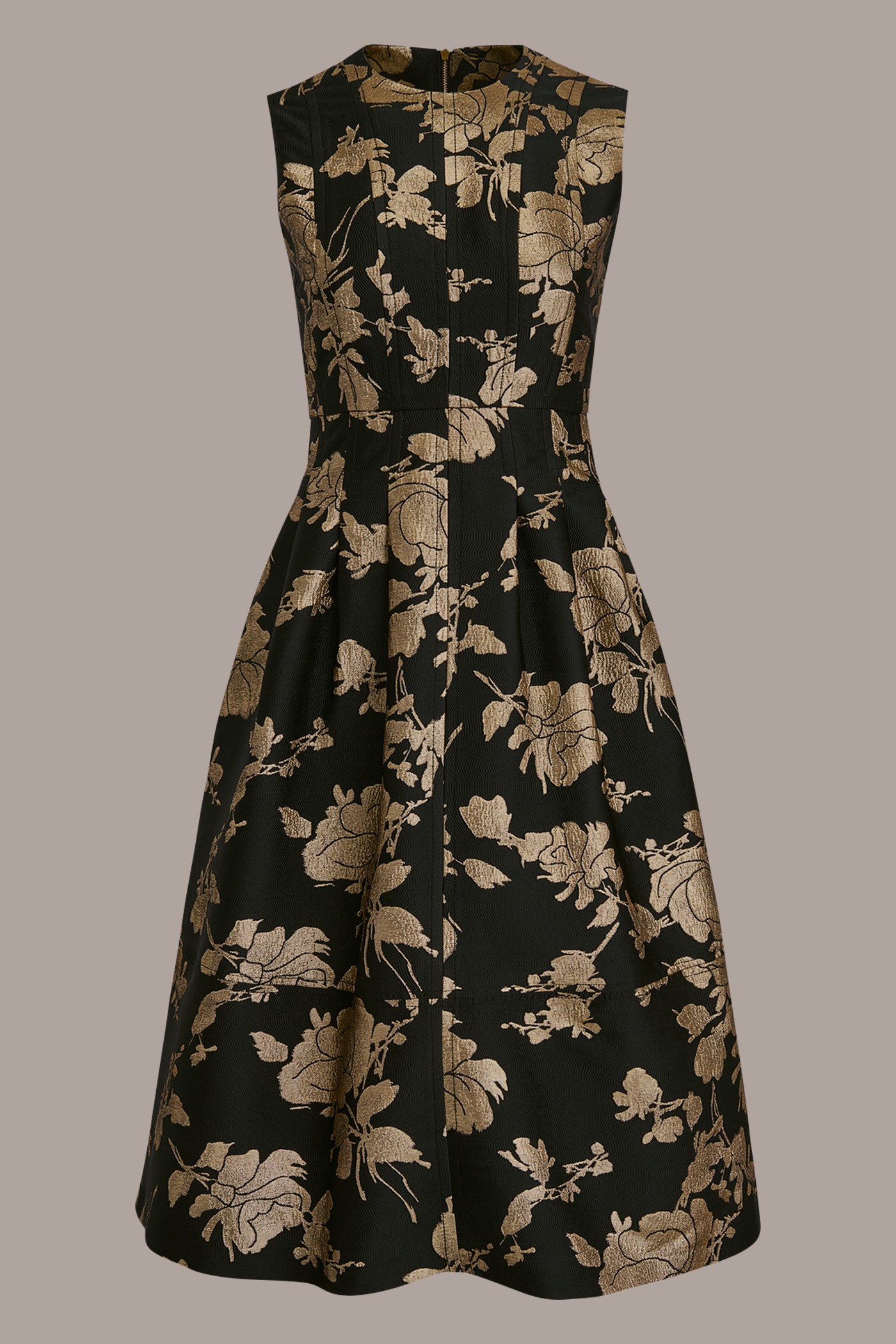 FLORAL-JACQUARD MIDI DRESS VIEW 9 | Dresses & Jumpsuits