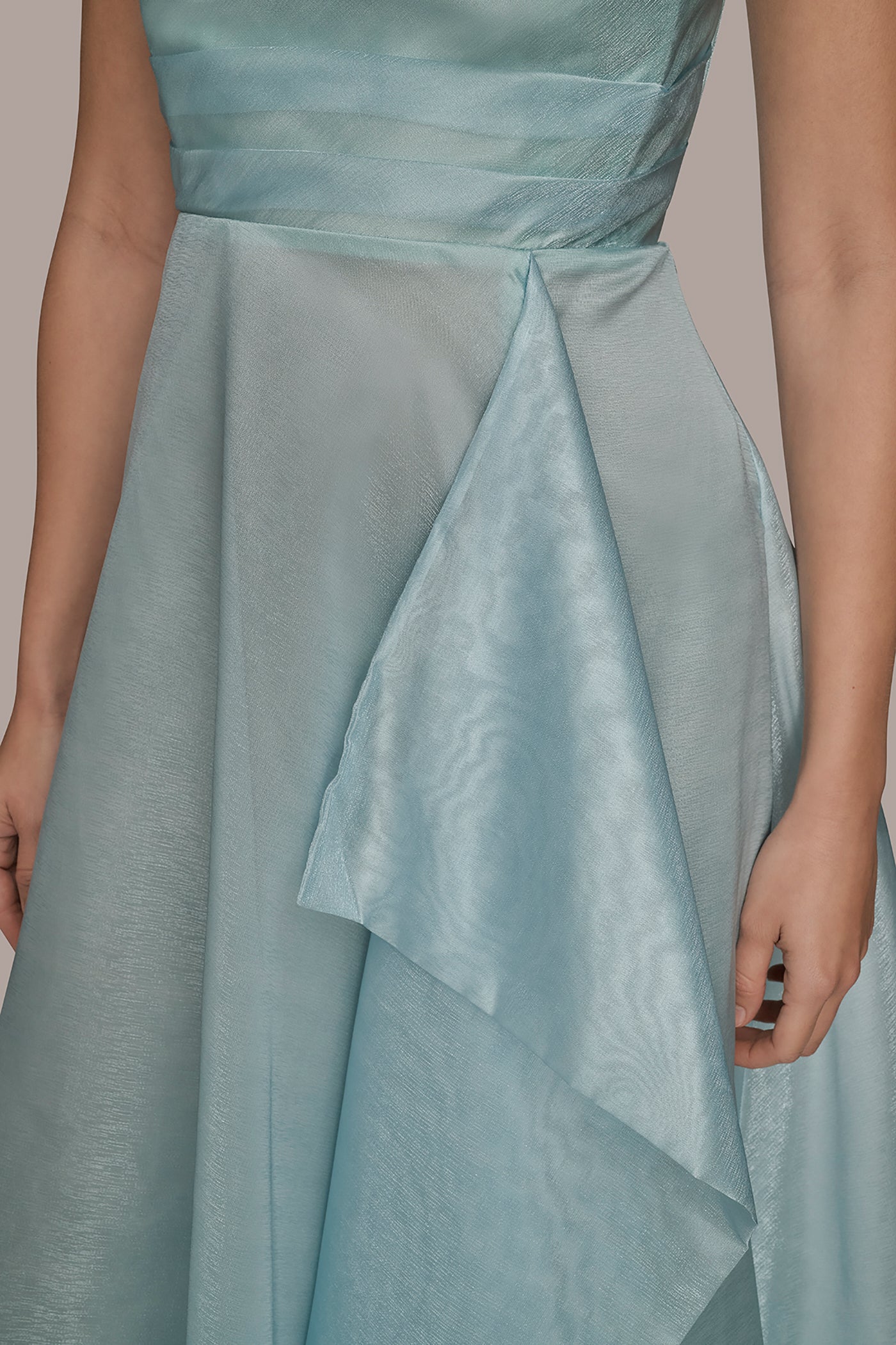 STRAPLESS CASCADING GOWN VIEW 5 | New Arrivals