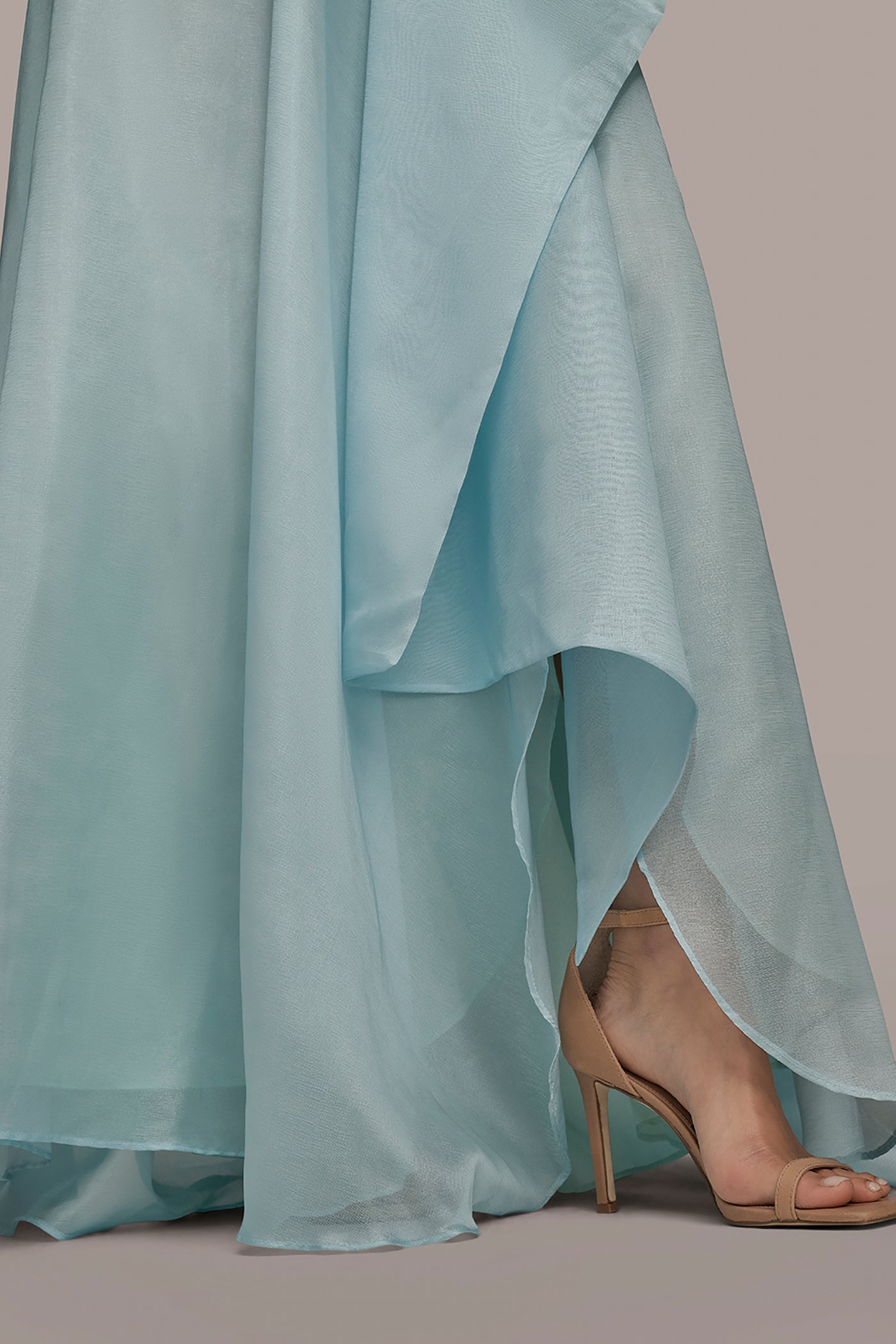 STRAPLESS CASCADING GOWN VIEW 6 | New Arrivals