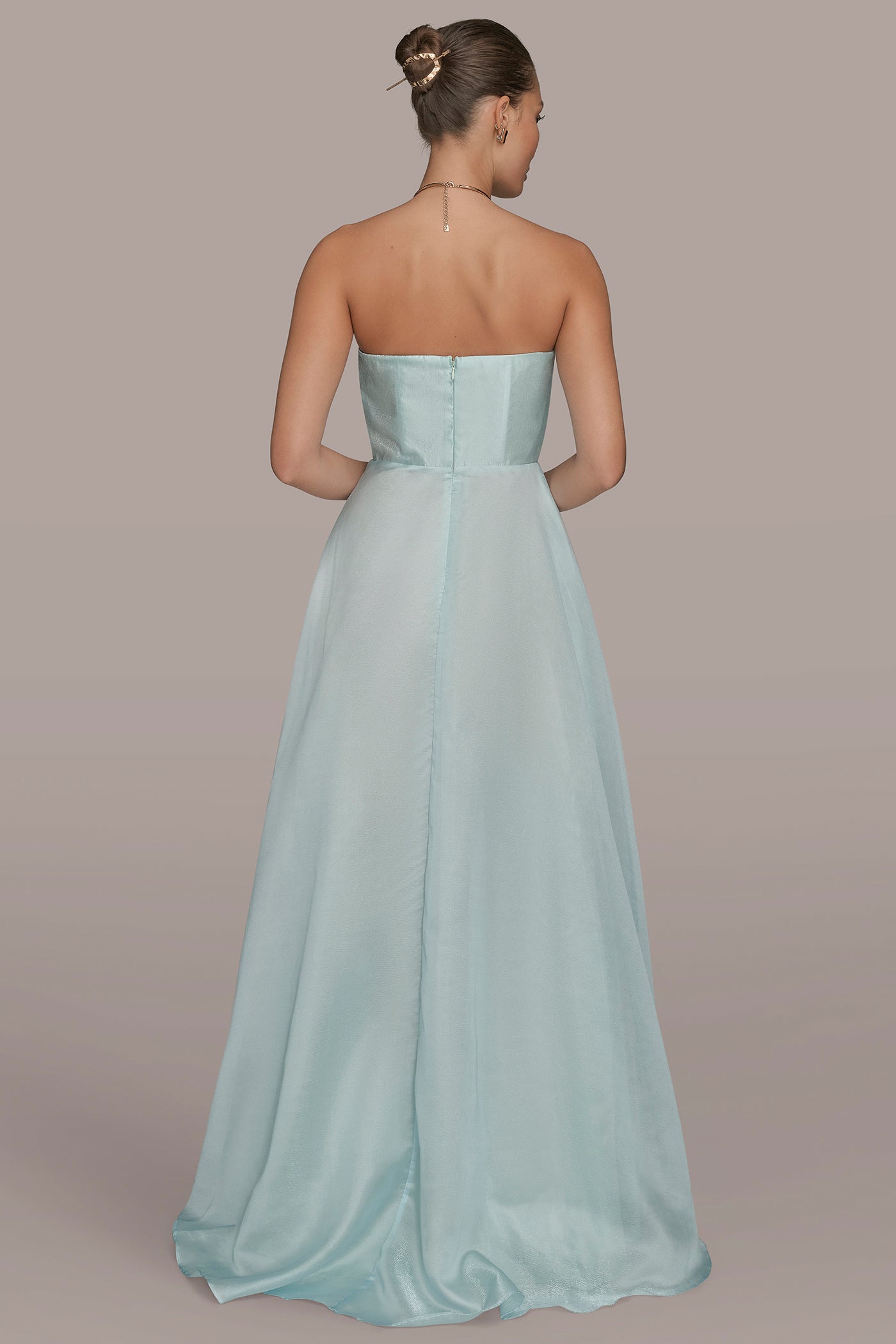 STRAPLESS CASCADING GOWN | View 2 | New Arrivals