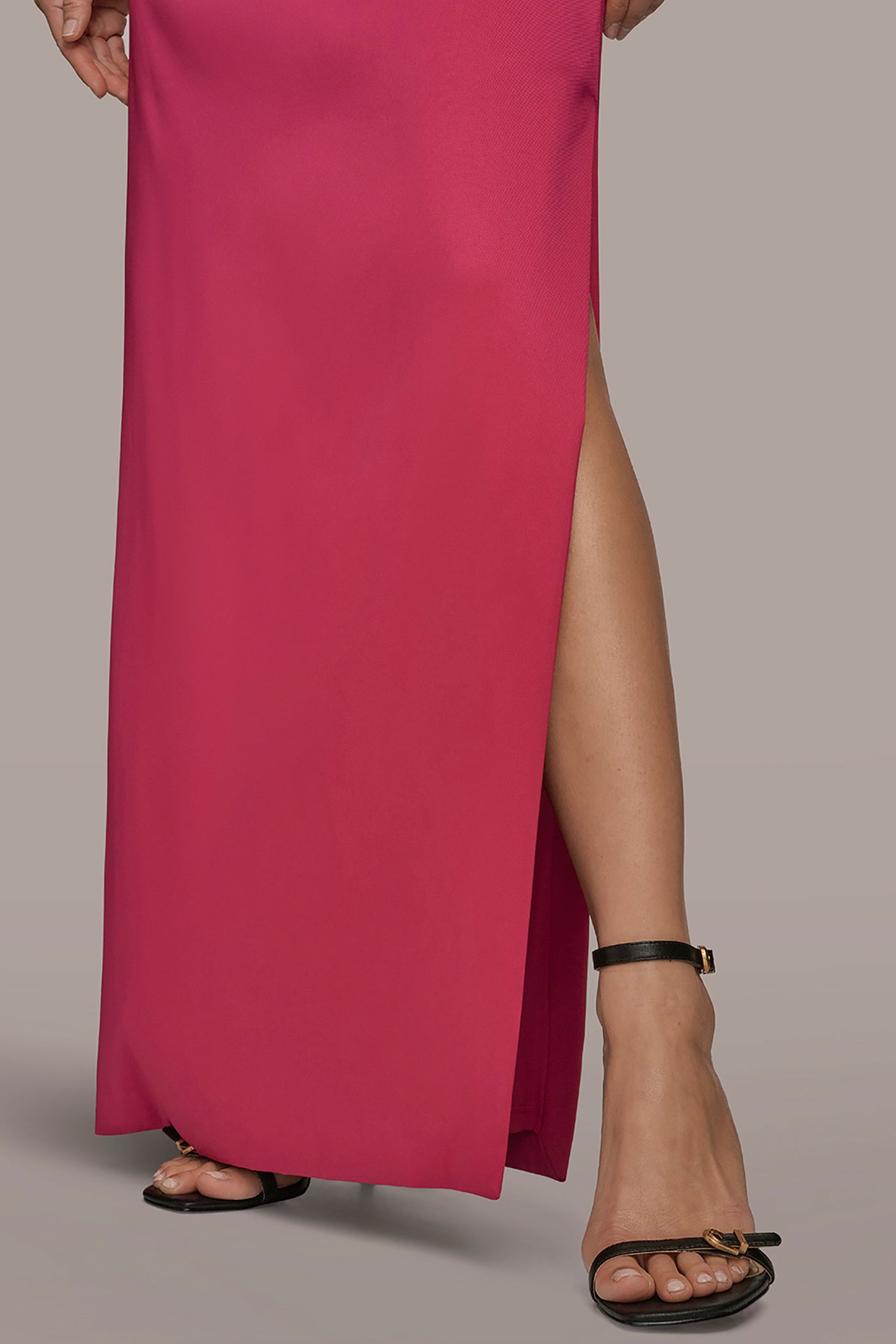 ASYMMETRIC STRAPLESS GATHERED GOWN VIEW 6 | Ball Gowns