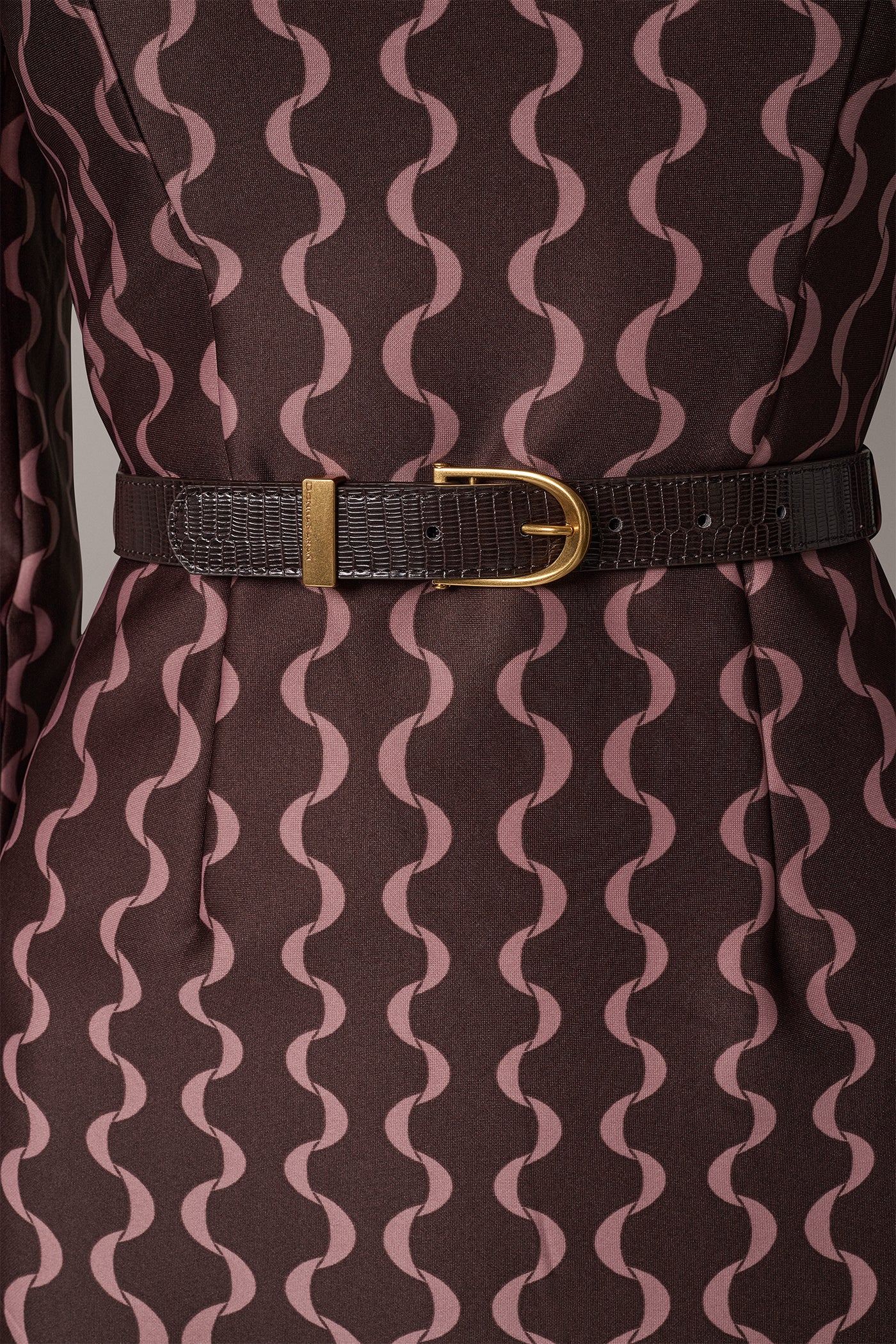 BOATNECK GEOMETRIC MIDI SHEATH VIEW 5