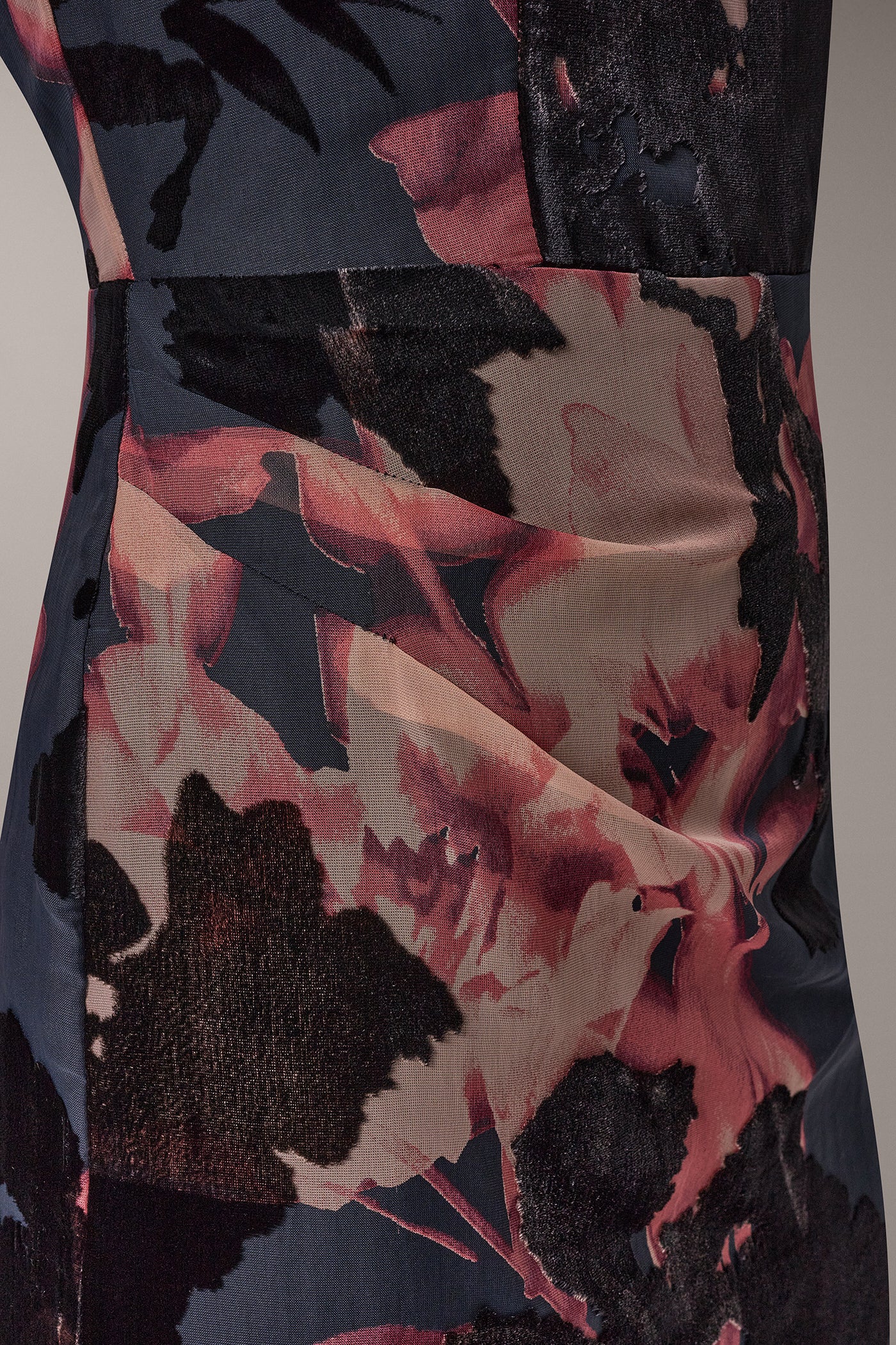FLORAL VELVET BURNOUT SHEATH VIEW 7 | Clothing