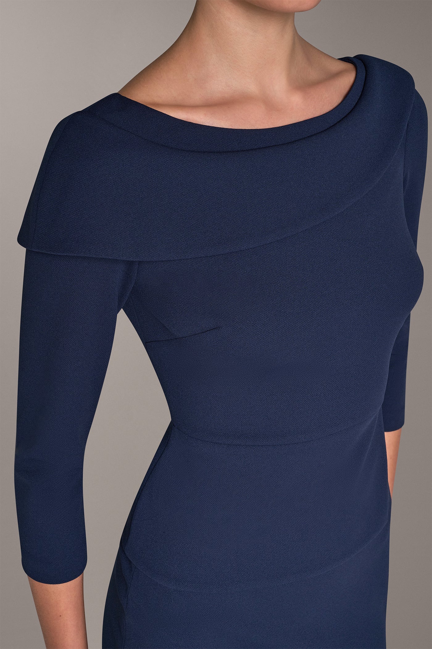 FOLDOVER BOATNECK MIDI PEPLUM SHEATH VIEW 5 | Best Sellers