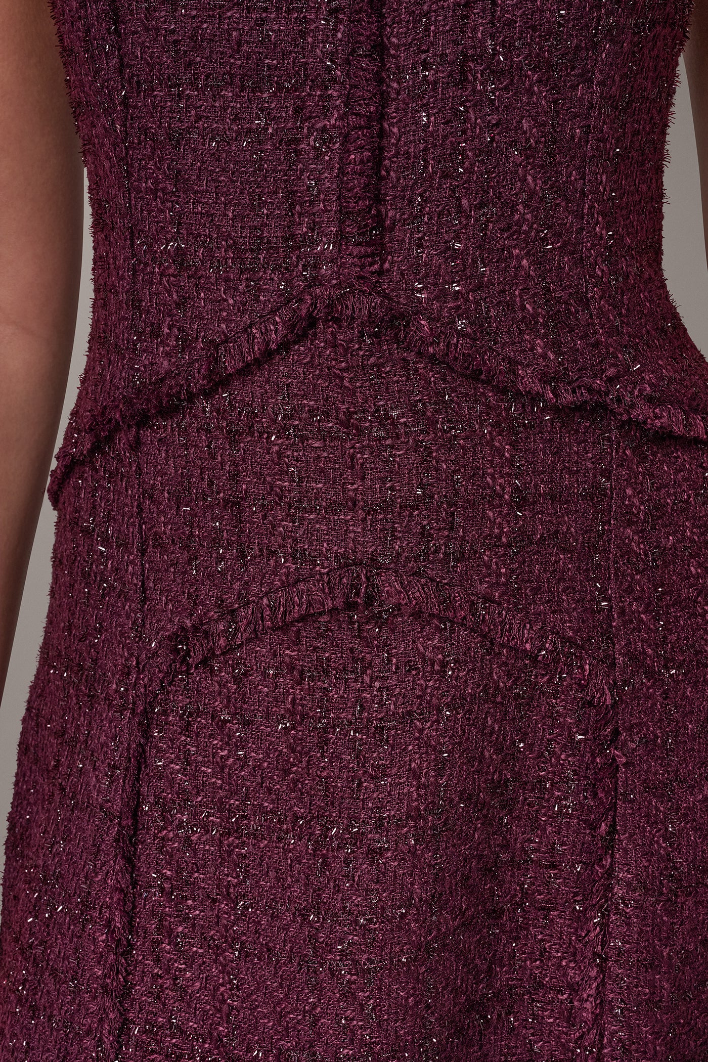 TWEED MIDI DRESS VIEW 5 | New Arrivals