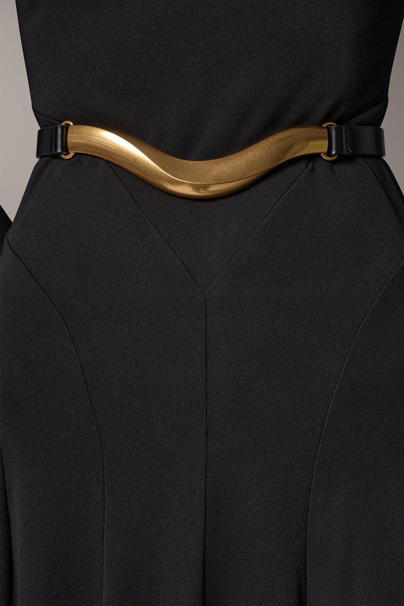 MOCK NECK MIDI A-LINE DRESS VIEW 5 | Clothing