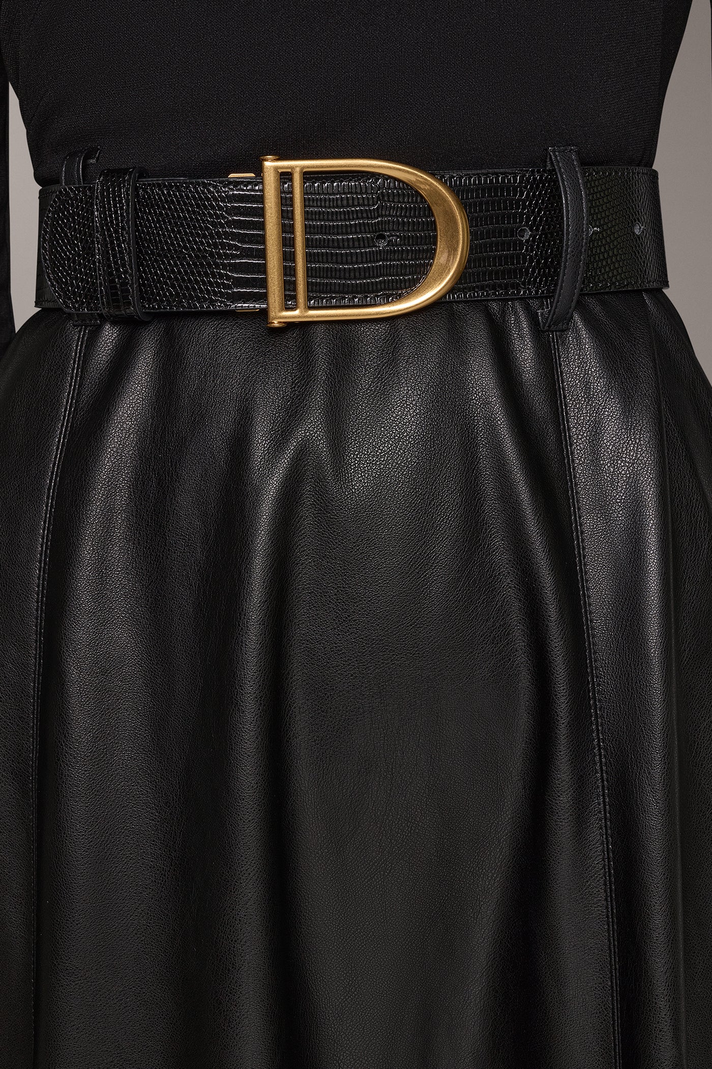 MIXED MEDIA MIDI DRESS VIEW 6 | Included in discounts