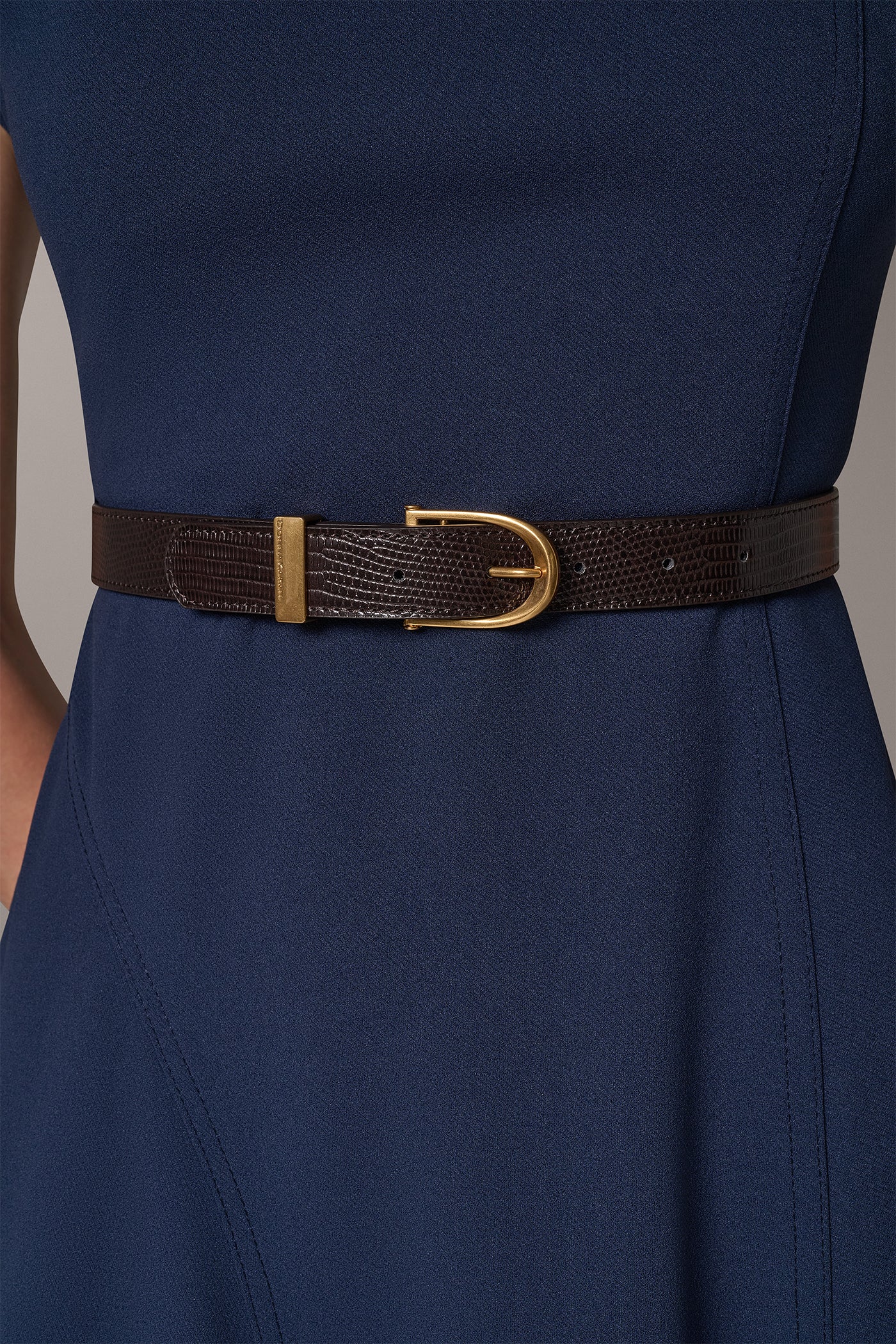 CAP SLEEVE BOATNECK MIDI DRESS VIEW 5