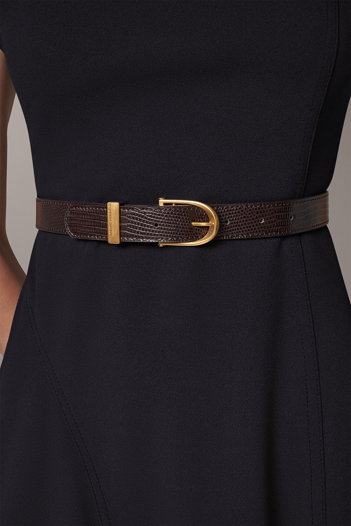 CAP SLEEVE BOATNECK MIDI DRESS VIEW 5