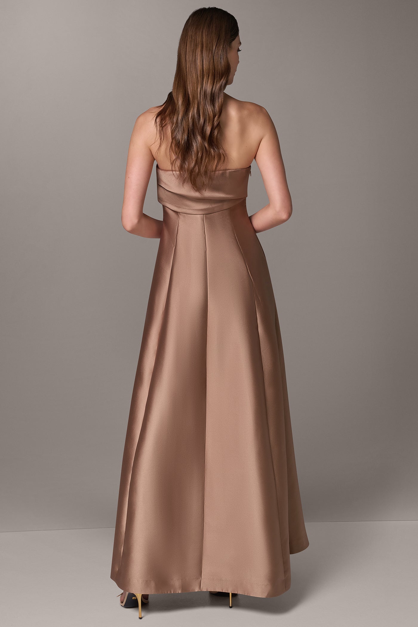 STRAPLESS FOLDOVER GOWN (alternate view)