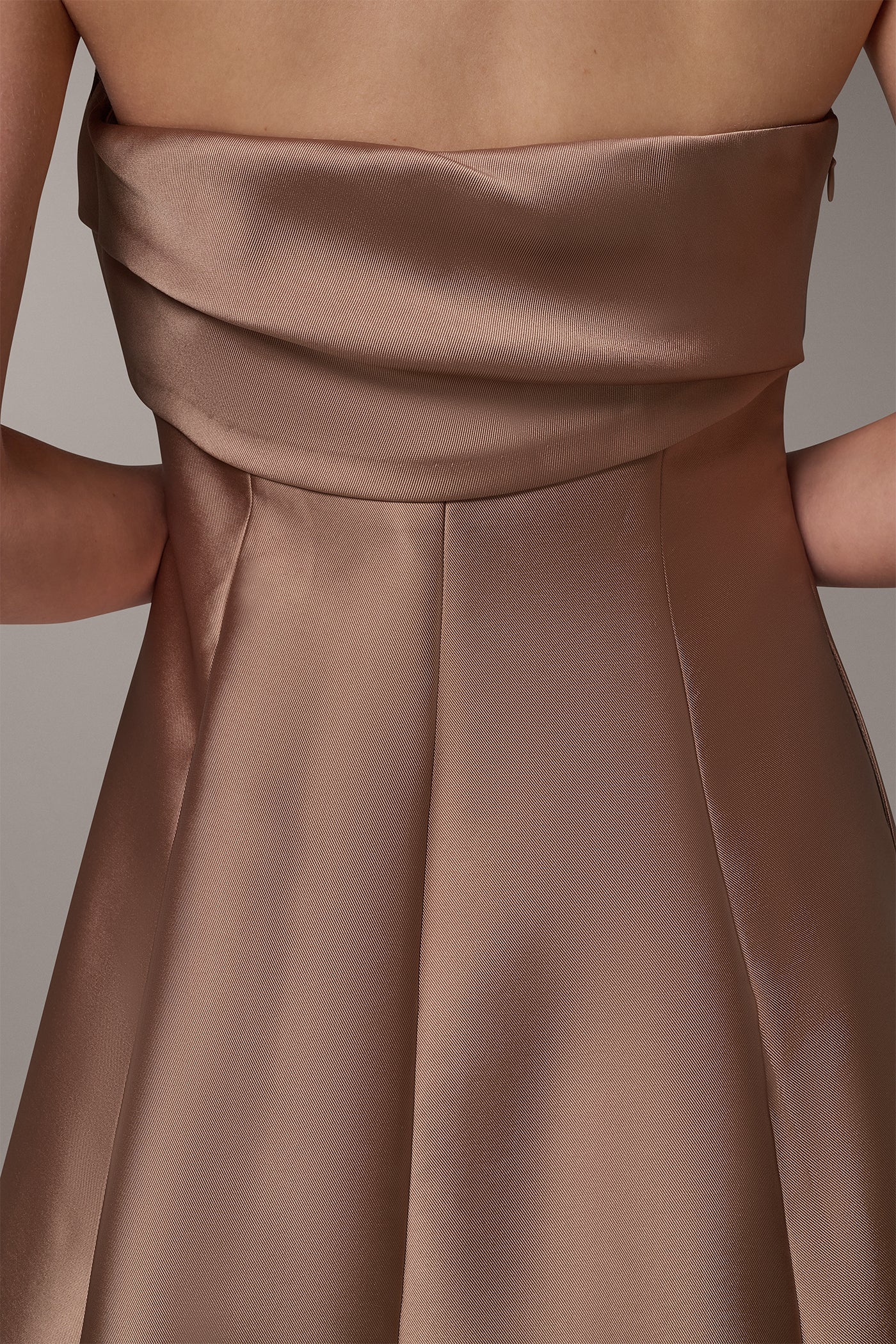 STRAPLESS FOLDOVER GOWN VIEW 6 | Clothing
