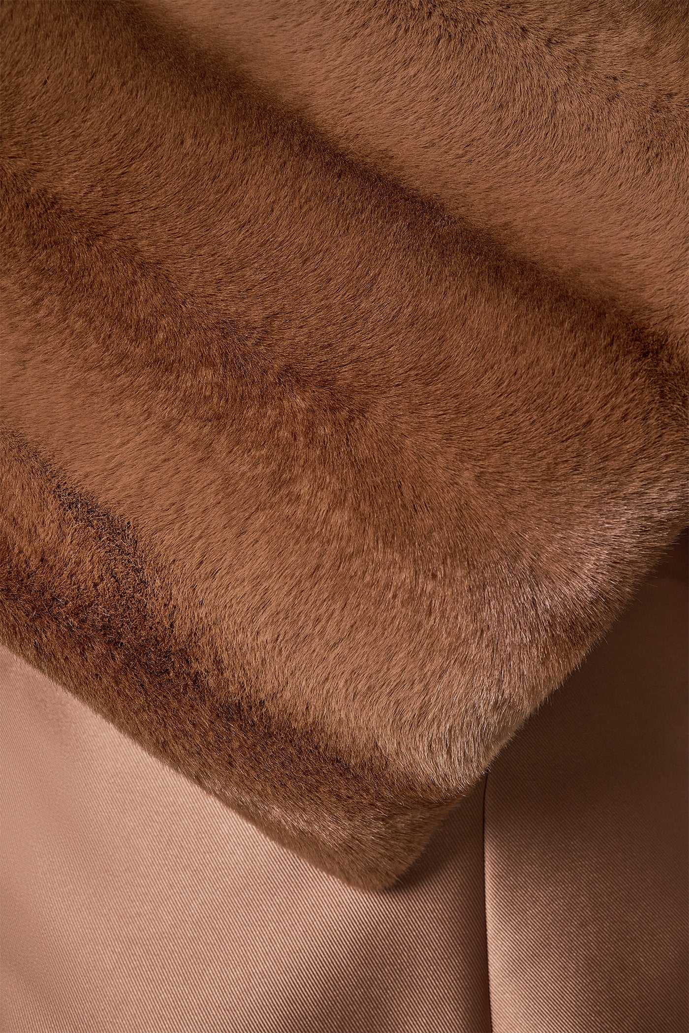 ASYMMETRIC FAUX FUR SHRUG VIEW 5