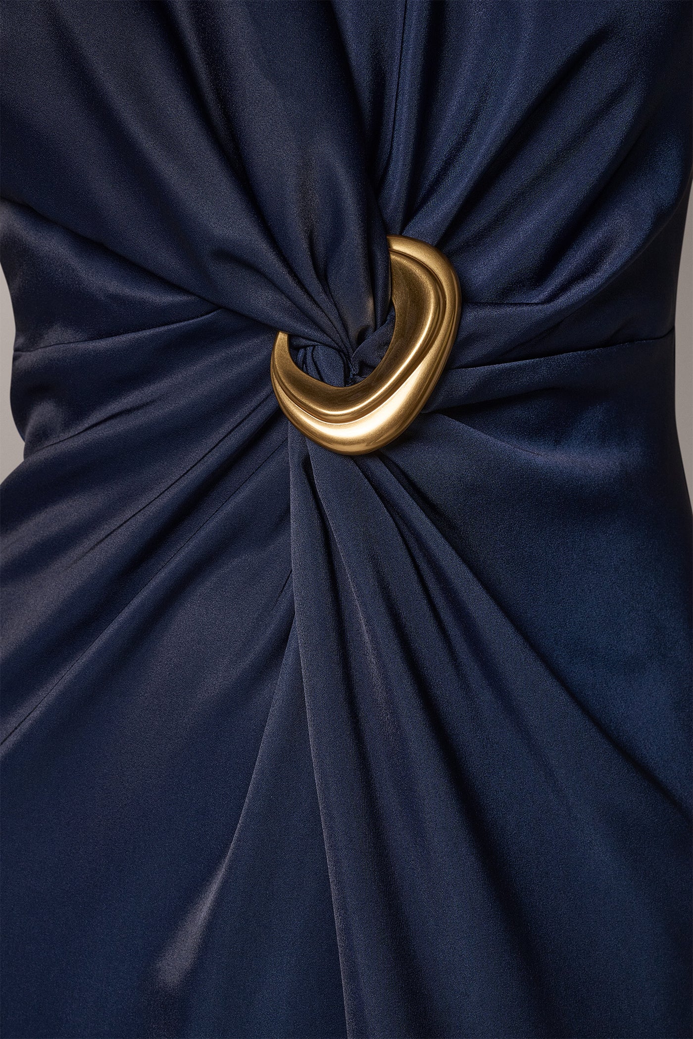 SATIN TWIST FRONT MAXI DRESS VIEW 5