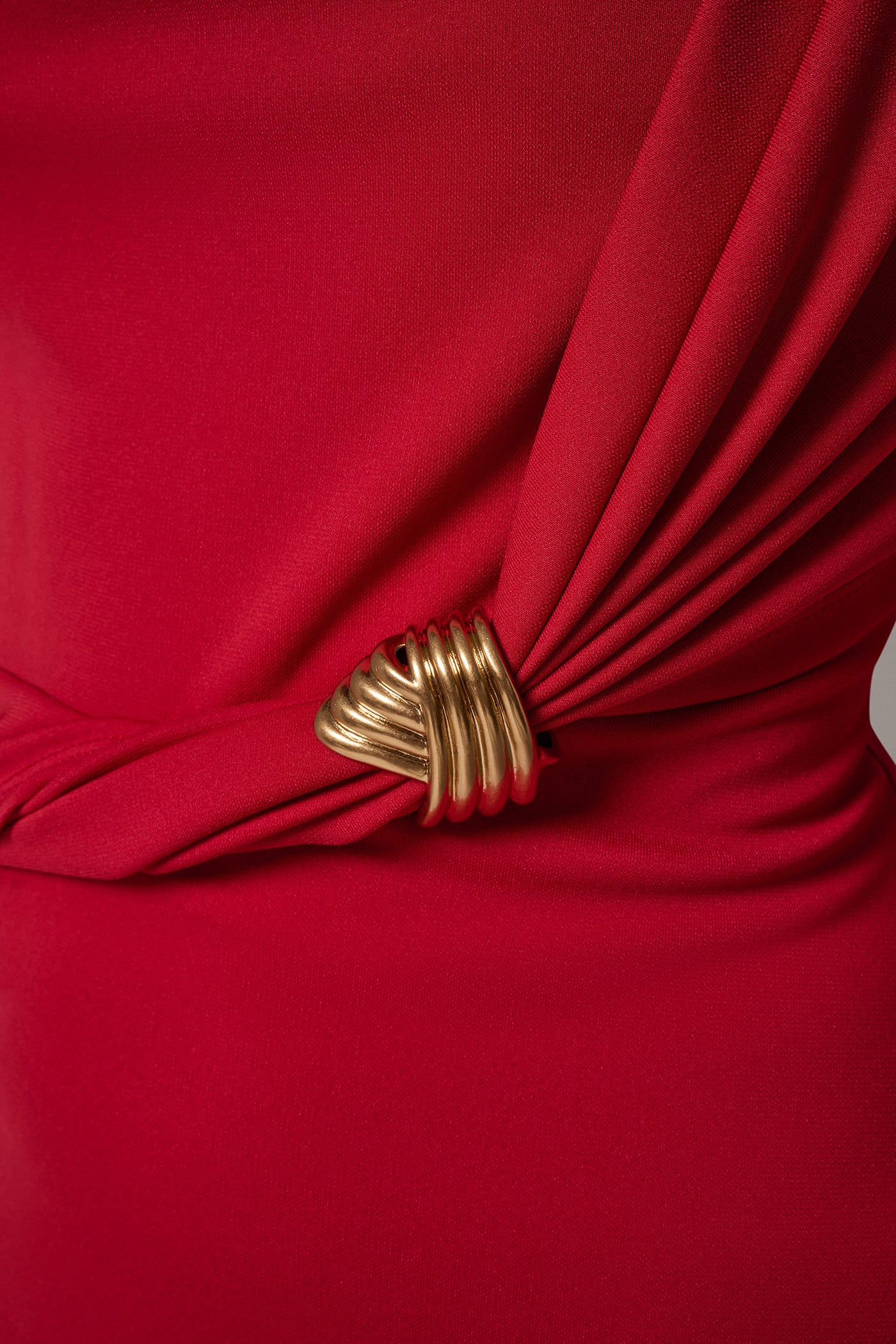ASYMMETRIC WAIST MIDI DRESS VIEW 5