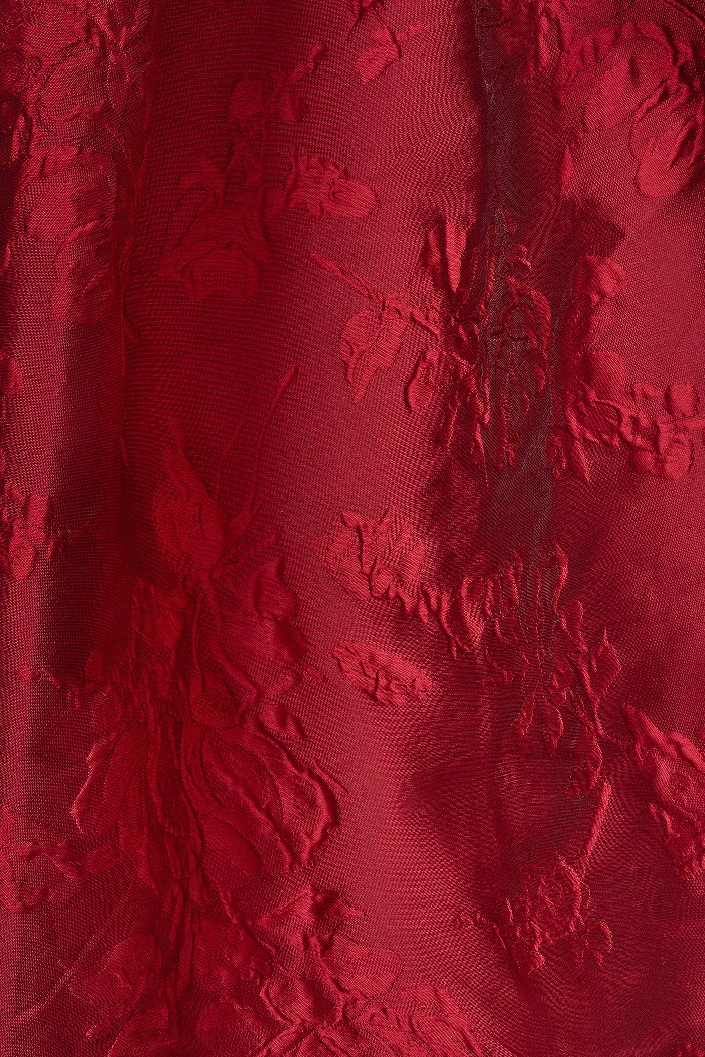 STRAPLESS BROCADE DRESS VIEW 5