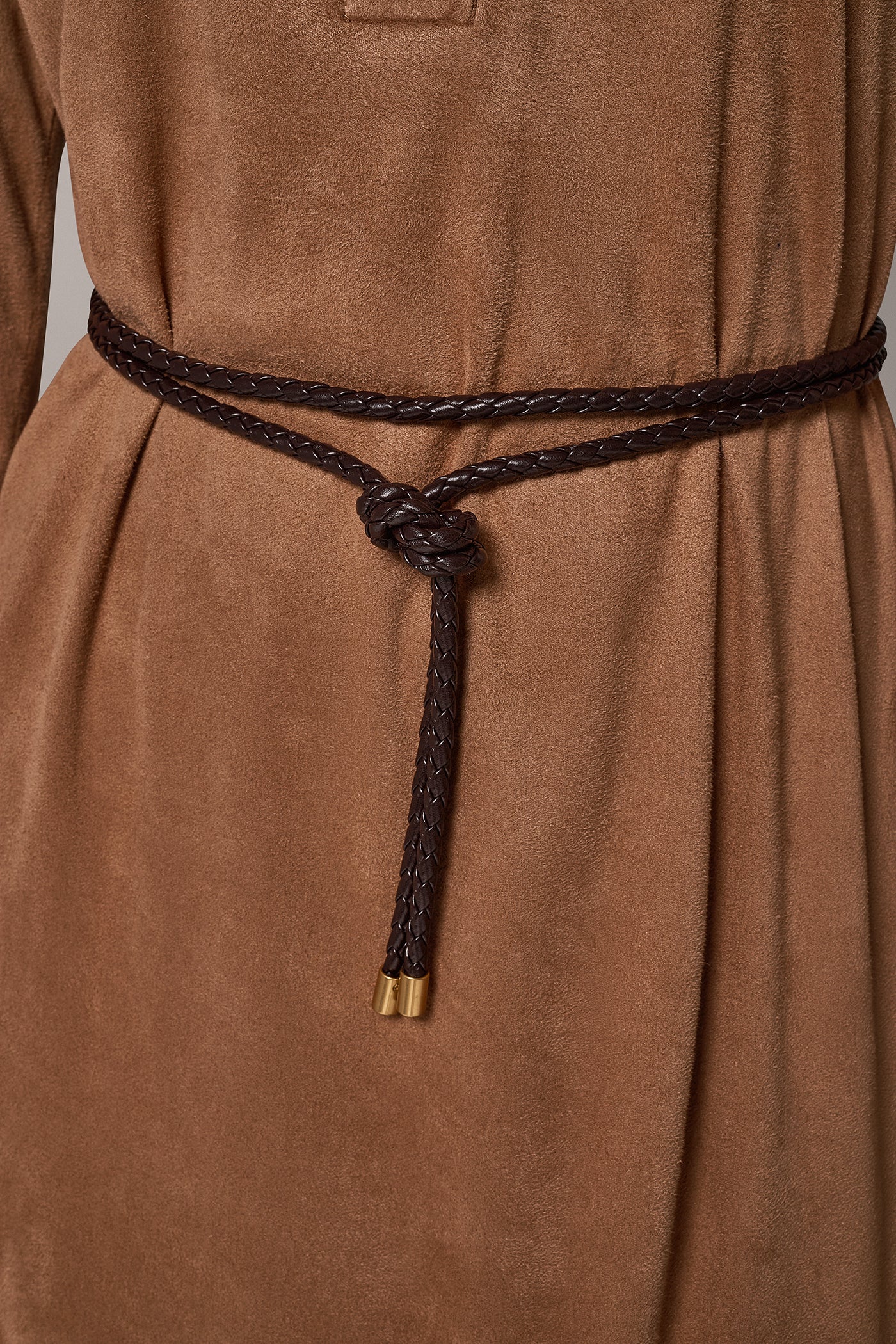 HALF BUTTON MIDI SHIRT DRESS VIEW 6