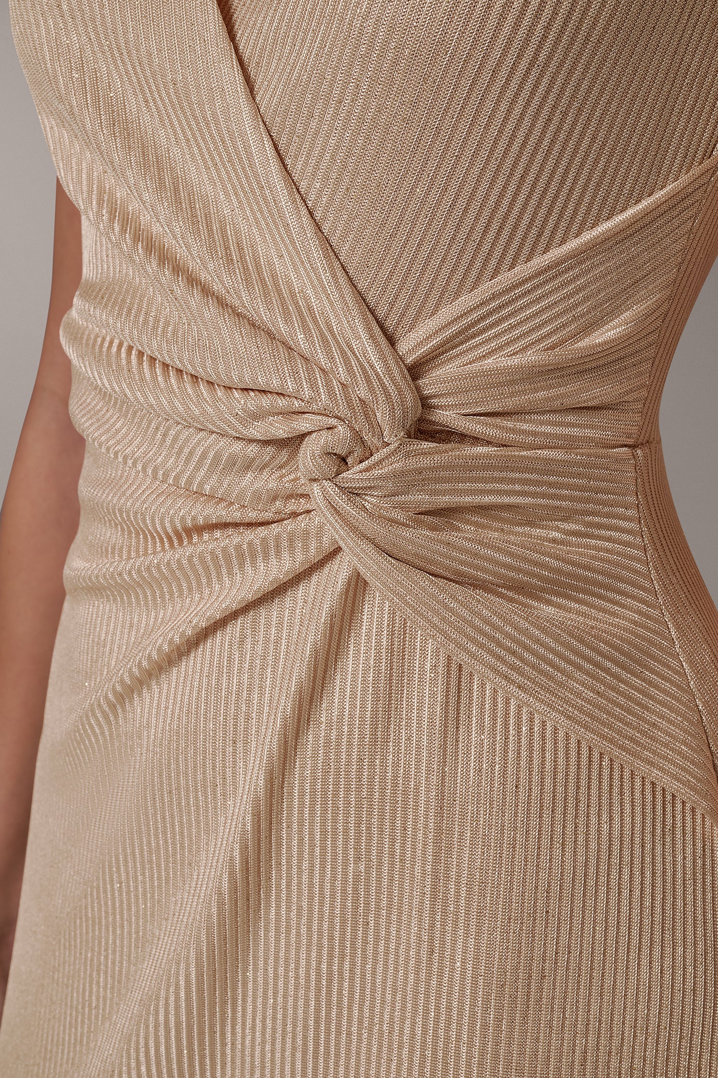 TWIST WAIST MIDI HALTER DRESS VIEW 7