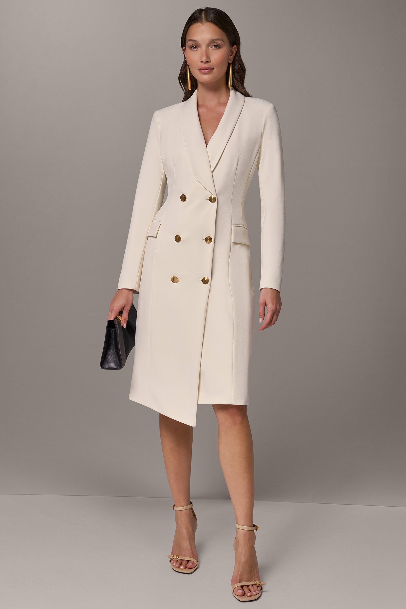 DOUBLE BREASTED MIDI BLAZER DRESS VIEW 6