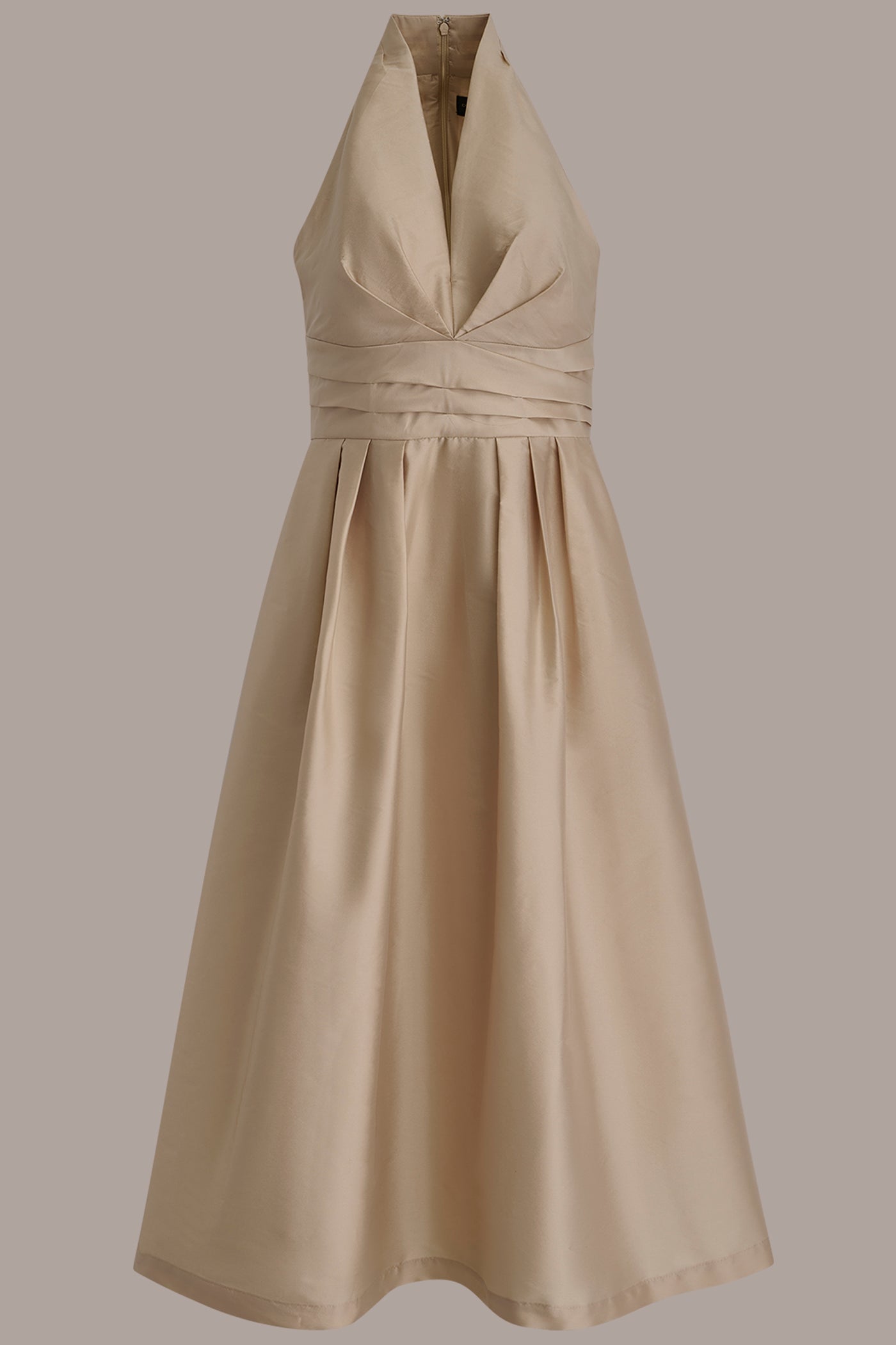 HALTER NECK A LINE COCKTAIL DRESS VIEW 8 | Cocktail & Party