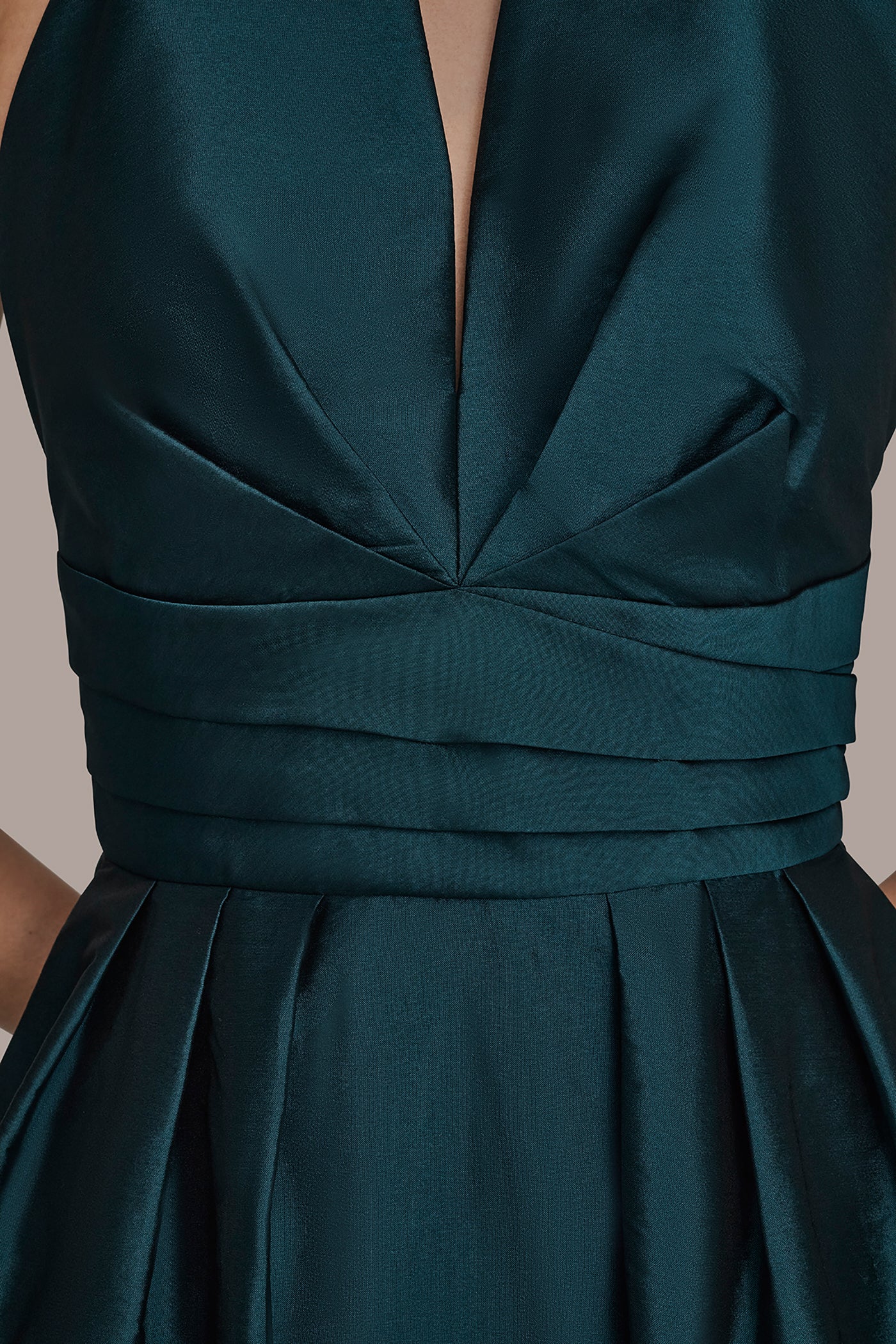 HALTER NECK A LINE COCKTAIL DRESS VIEW 8