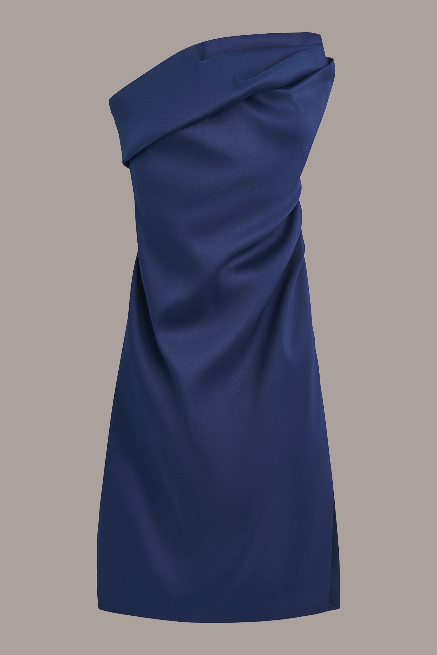 ASYMMETRICAL NECK COCKTAIL SHEATH DRESS VIEW 8 | All Products