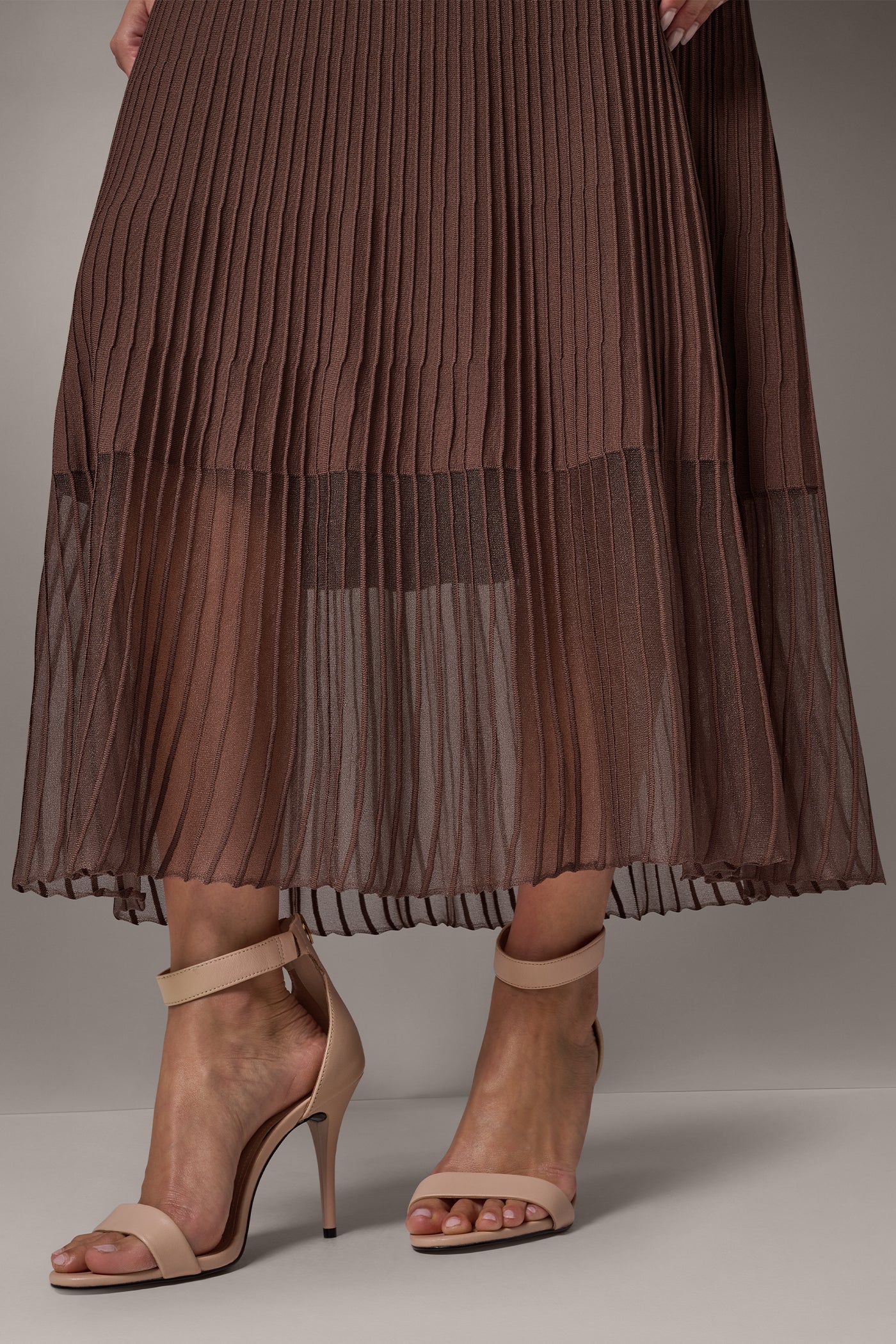 LAYERED MIDI SWEATER DRESS VIEW 5