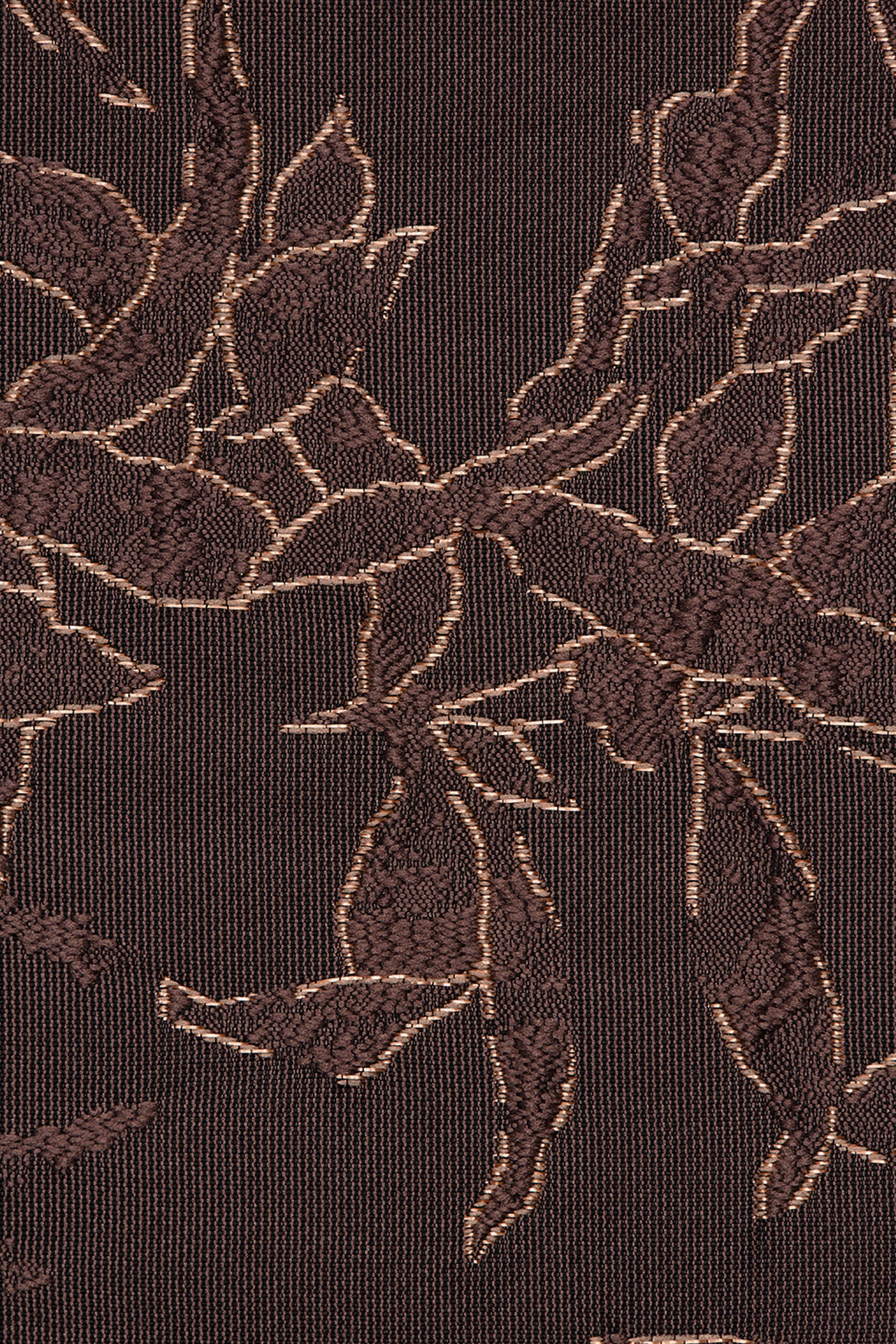 FLORAL JACQUARD STRAPLESS RUFFLE GOWN VIEW 7