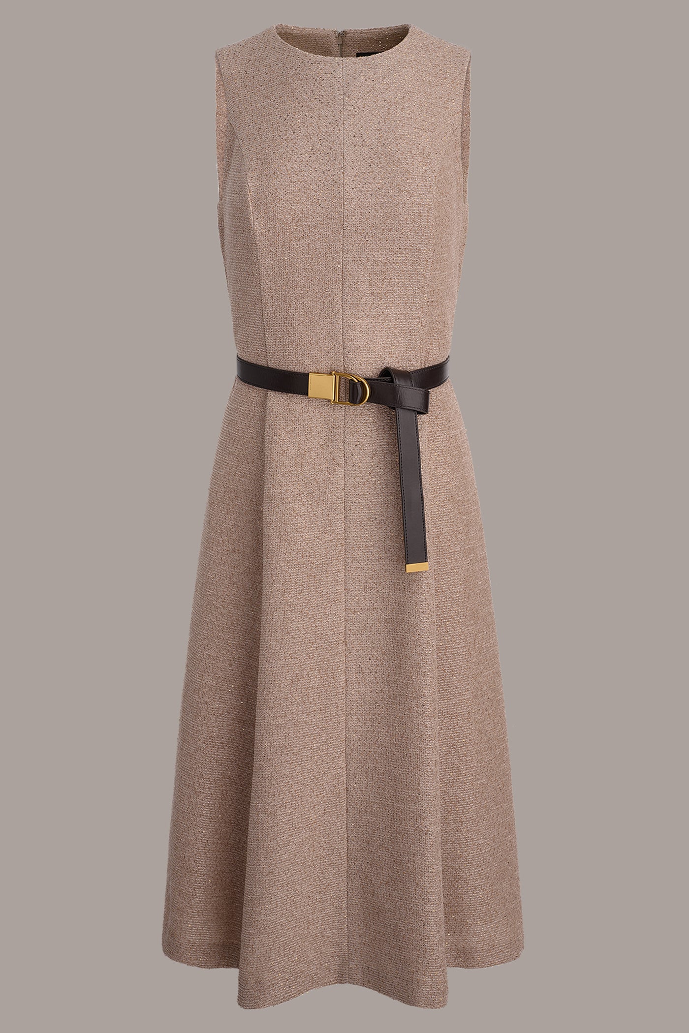 SEQUIN TWEED MIDI A-LINE DRESS VIEW 9 | Dresses & Jumpsuits