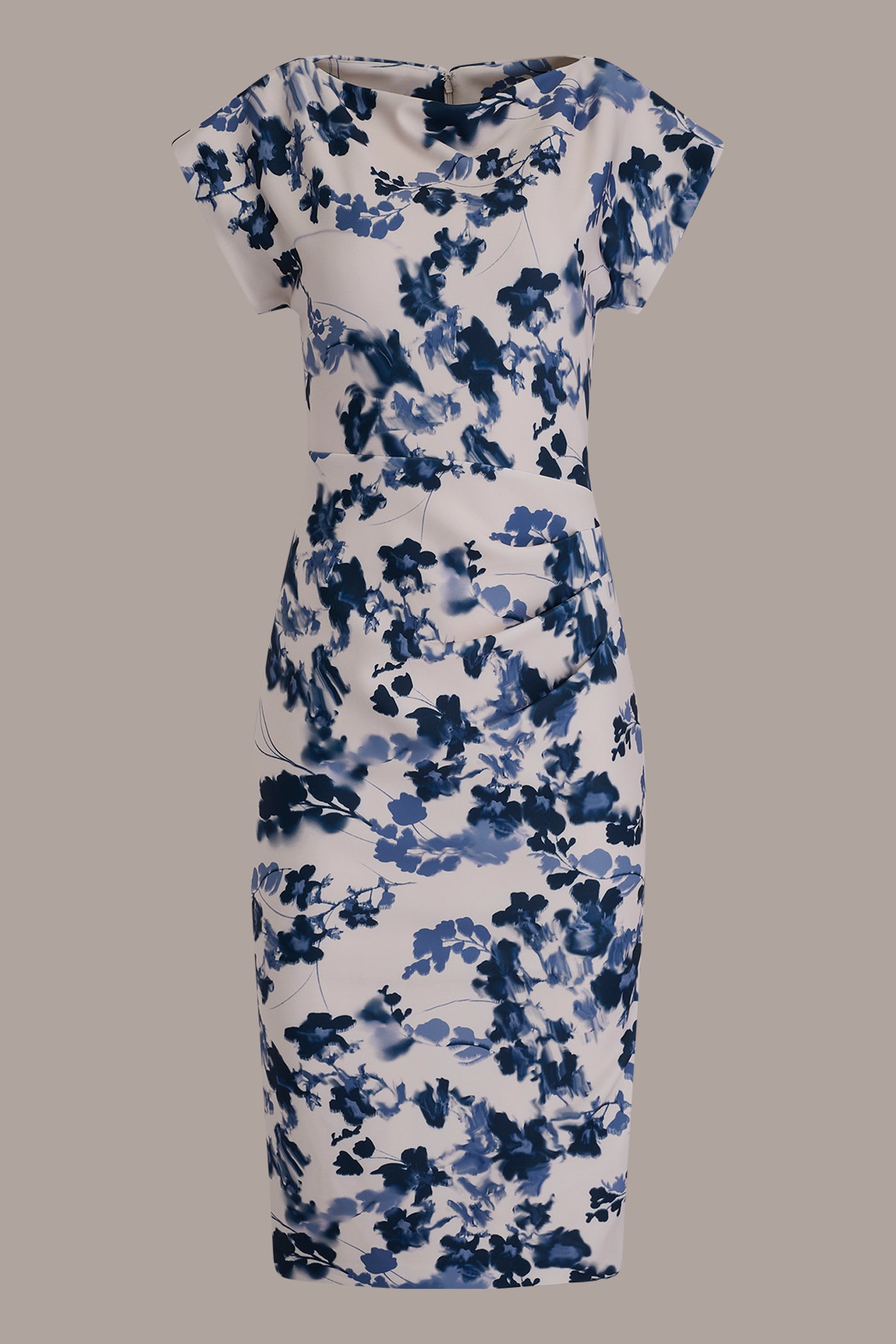 FLORAL CAP SLEEVE MIDI SHEATH DRESS VIEW 7 | Dresses & Jumpsuits
