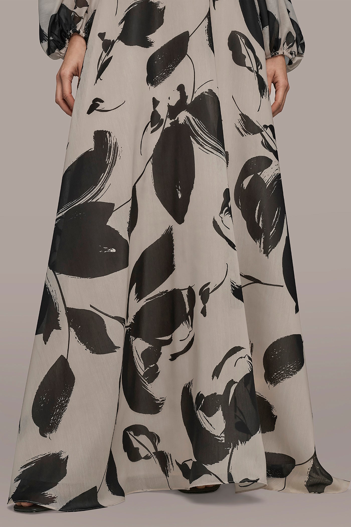 ORGANZA OFF-THE-SHOULDER FLORAL GOWN VIEW 6 | Dresses & Jumpsuits