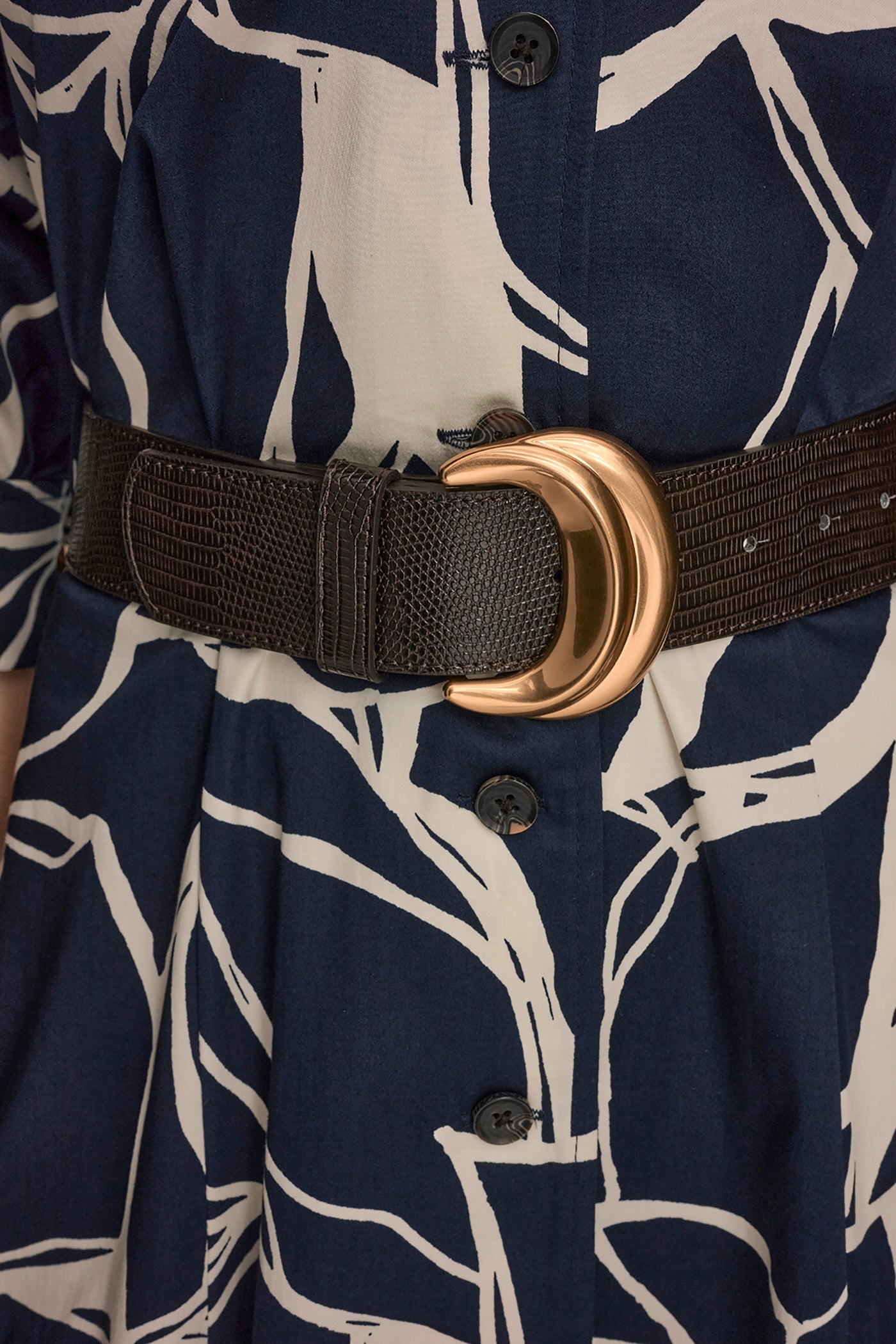 COTTON PRINTED MIDI SHIRT DRESS VIEW 6 | Dresses & Jumpsuits