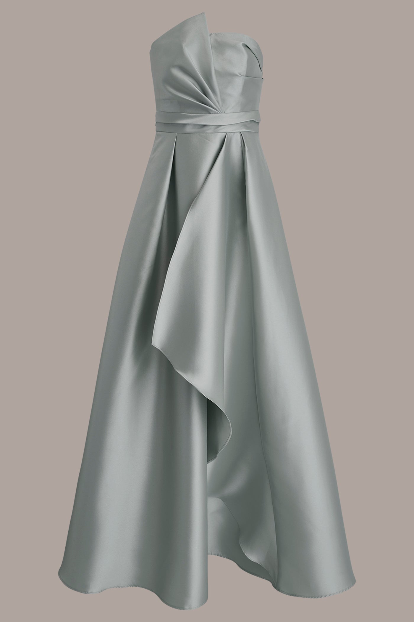 MIKADO SATIN STRAPLESS GOWN VIEW 8 | Dresses & Jumpsuits