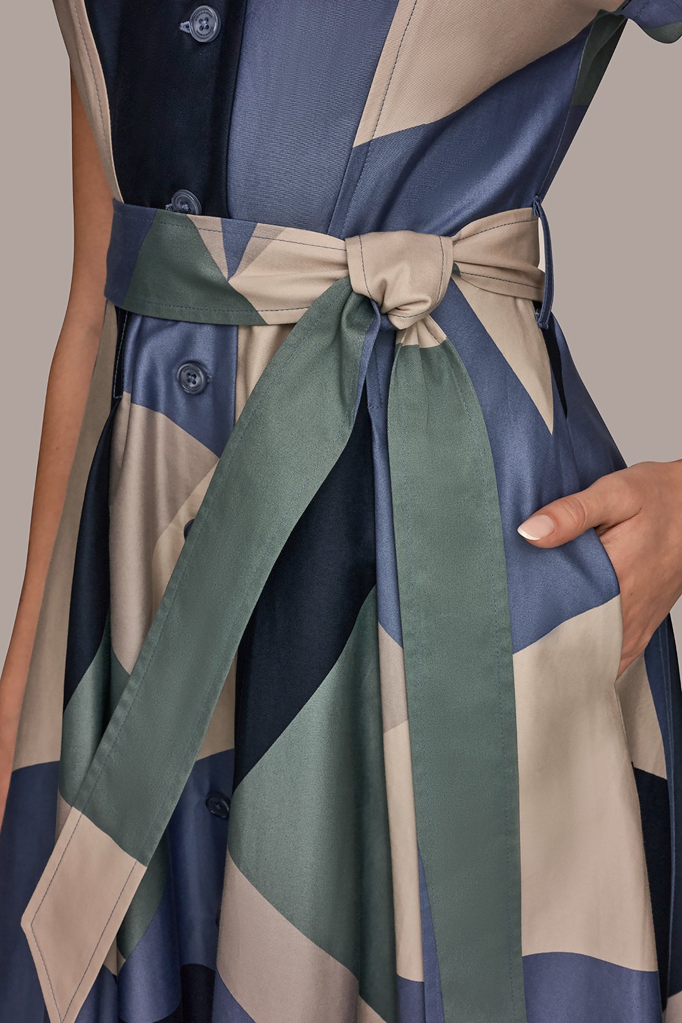 COTTON PRINTED MIDI SHIRT DRESS VIEW 5 | Dresses & Jumpsuits