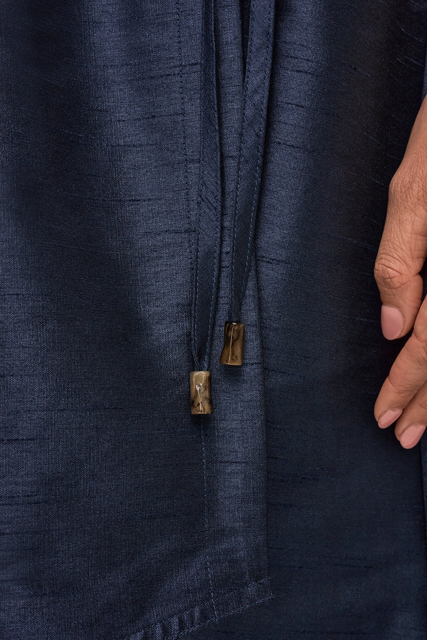 V NECK FAUX WRAP A LINE VIEW 5 | Dresses & Jumpsuits