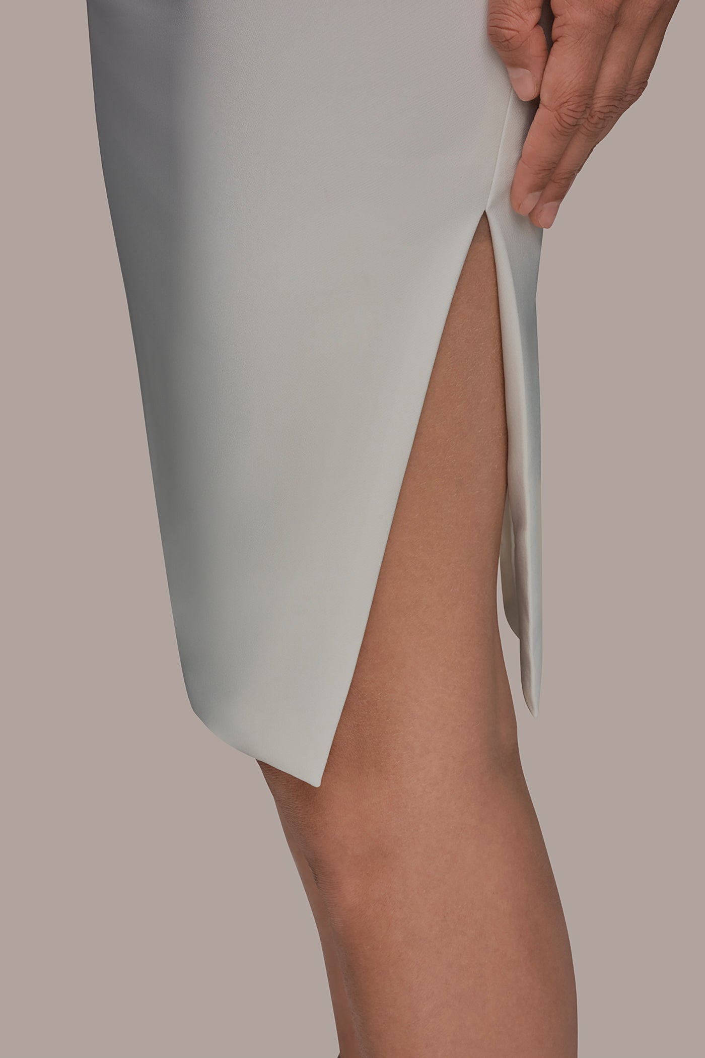 FLORAL APPLIQUÃ‰ SLEEVELESS COWL-BACK SHEATH DRESS VIEW 7 | New Arrivals