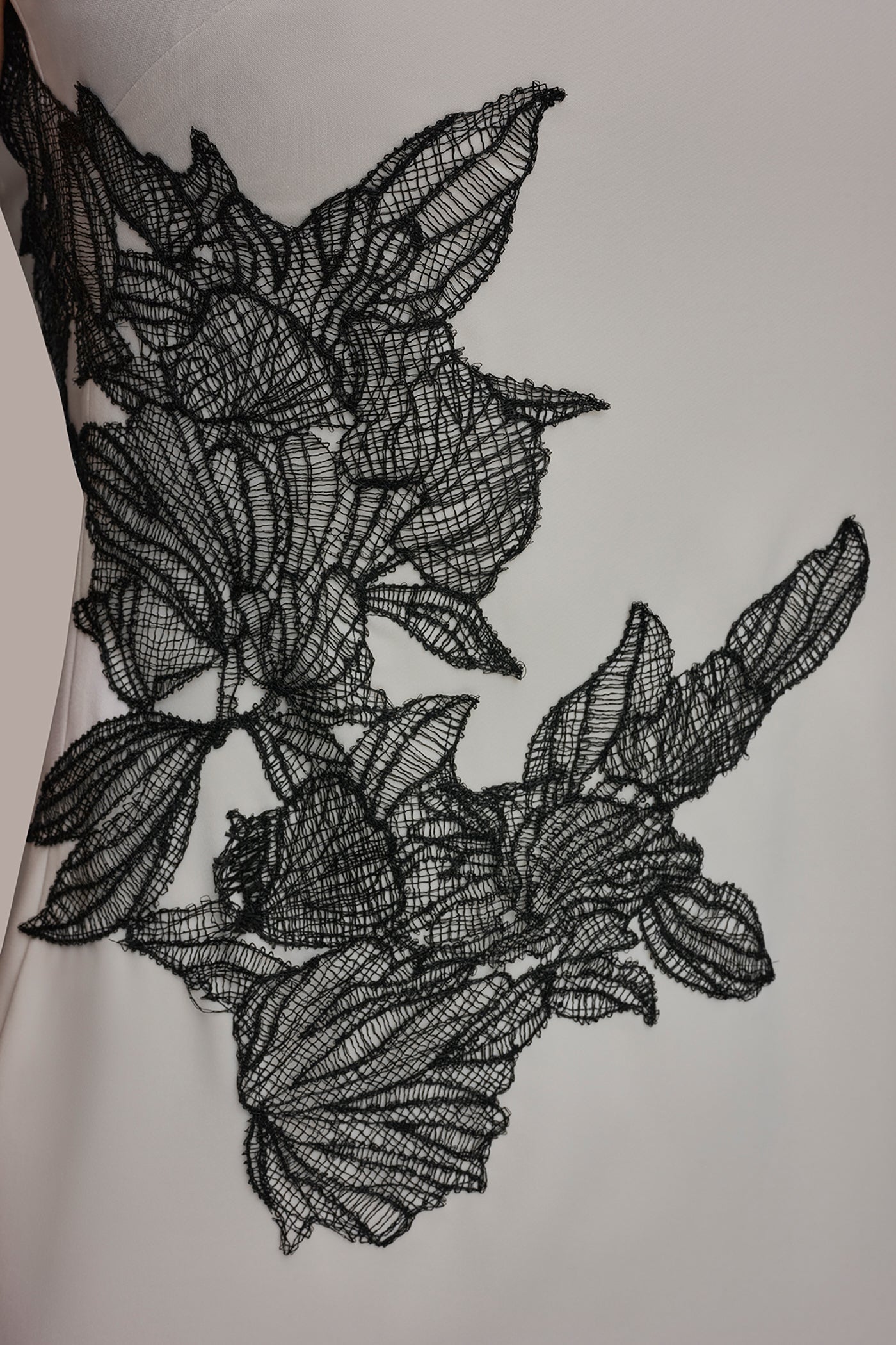 FLORAL APPLIQUÃ‰ SLEEVELESS COWL-BACK SHEATH DRESS VIEW 6 | New Arrivals