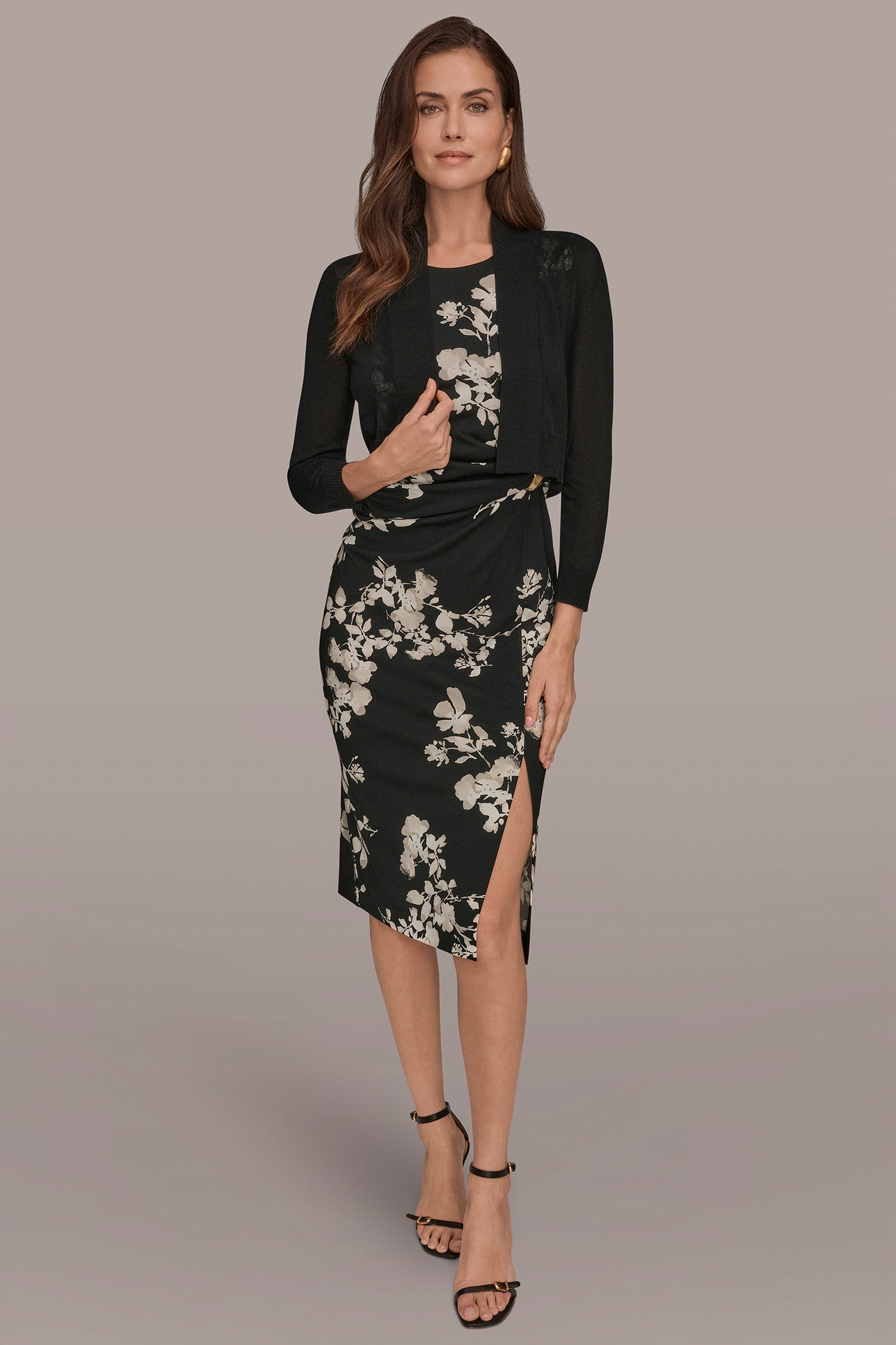 LONG SLEEVE CROPPED SHRUG VIEW 6 | Sweaters