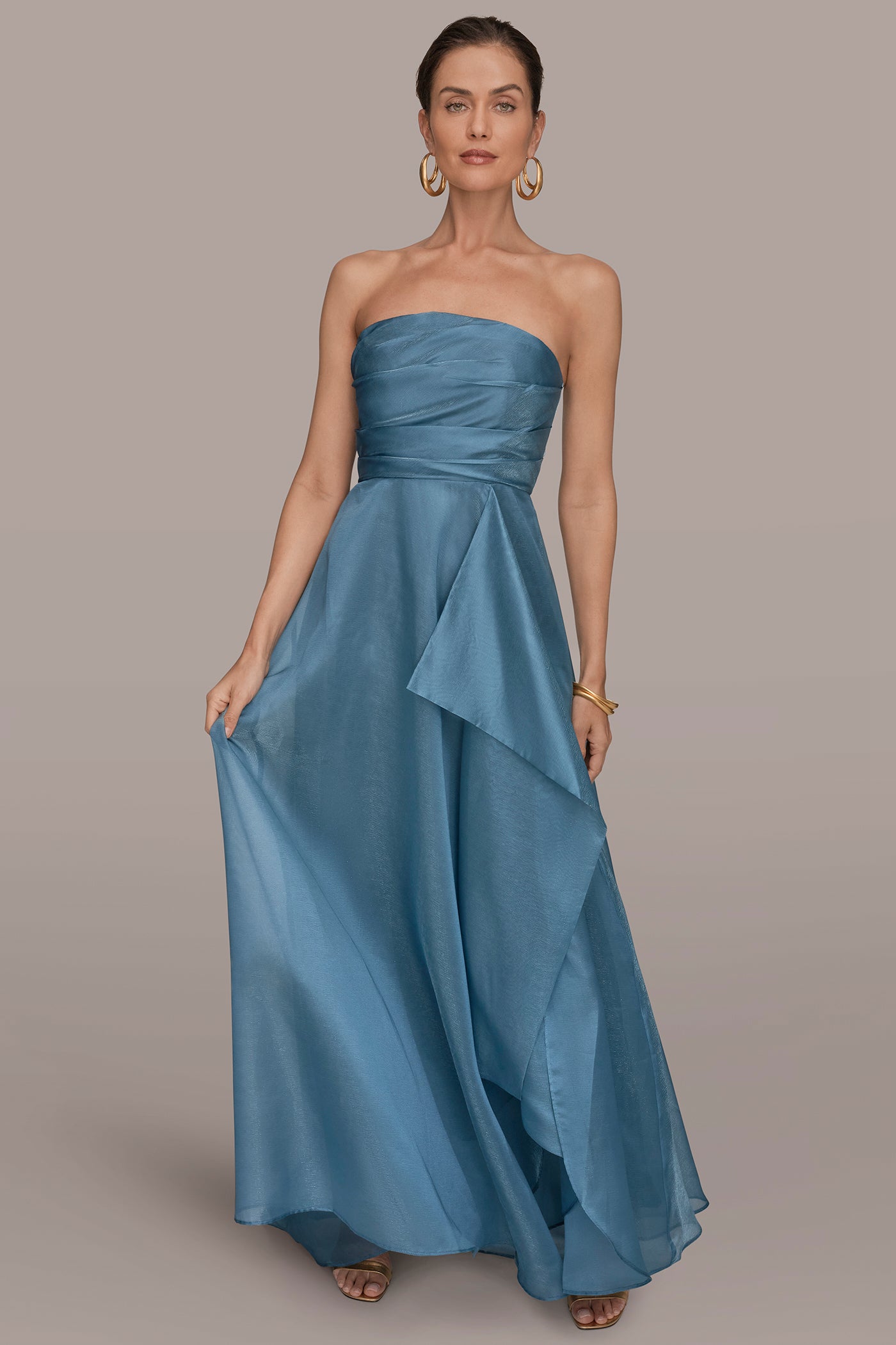 STRAPLESS SURPLUS BALL GOWN VIEW 4 | Dresses & Jumpsuits