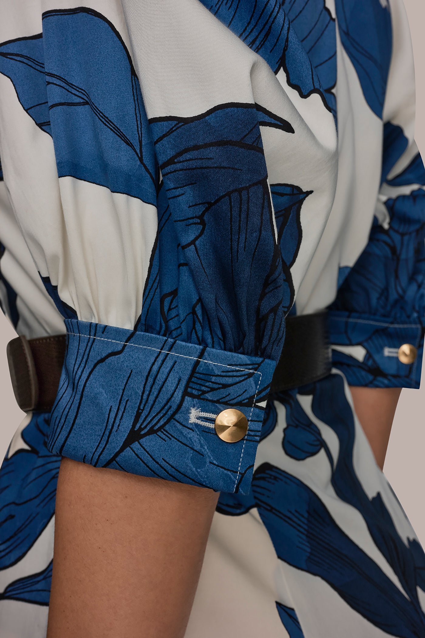 FLORAL BELTED MIDI SHIRT DRESS VIEW 5 | Dresses & Jumpsuits