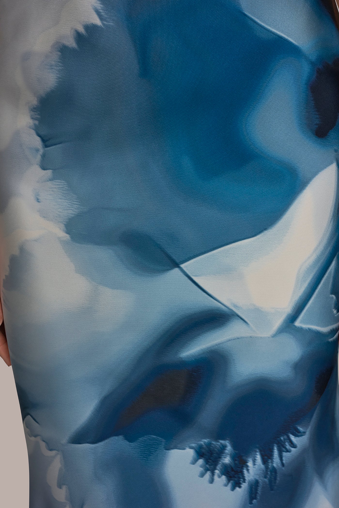 CHARMEUSE SLEEVELESS FLORAL GOWN VIEW 5 | New Arrivals