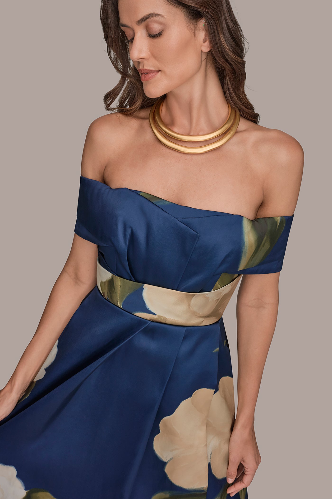 FLORAL OFF-SHOULDER BALL GOWN VIEW 4 | Dresses & Jumpsuits