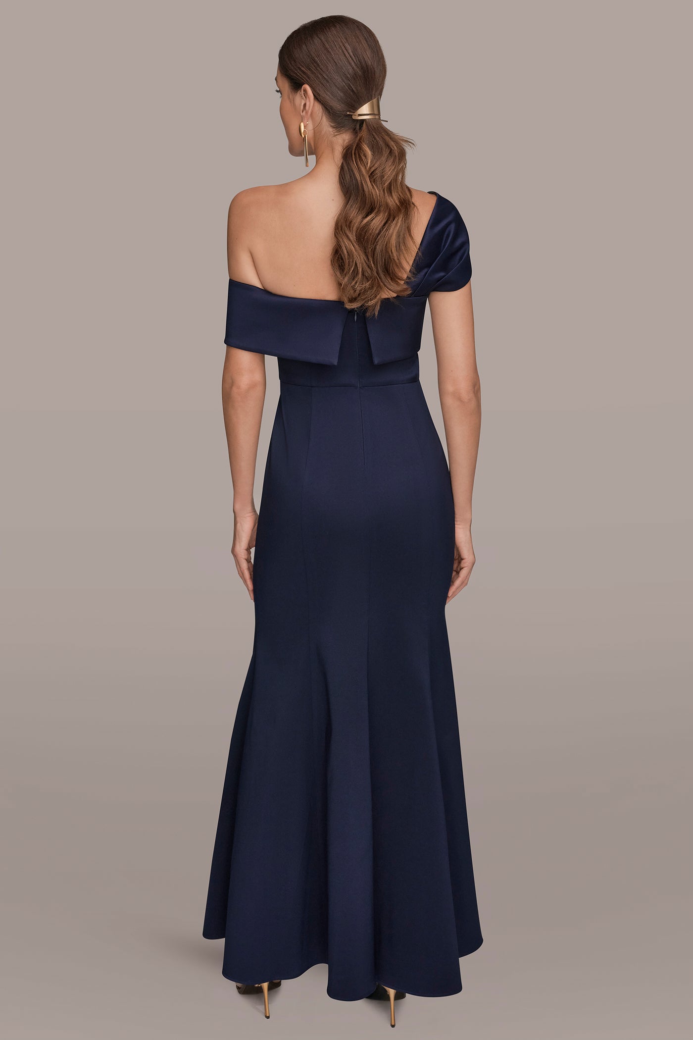 MIKADO OFF-THE-SHOULDER GOWN | View 2 | New Dresses