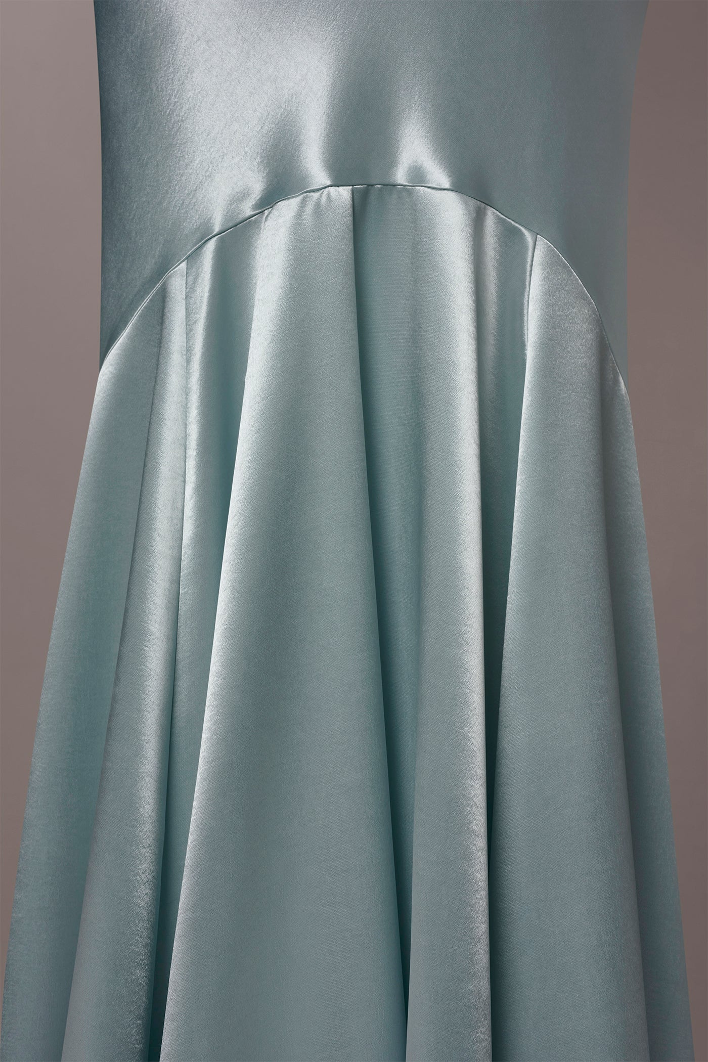 SATIN SLEEVELESS GOWN VIEW 6 | New Arrivals