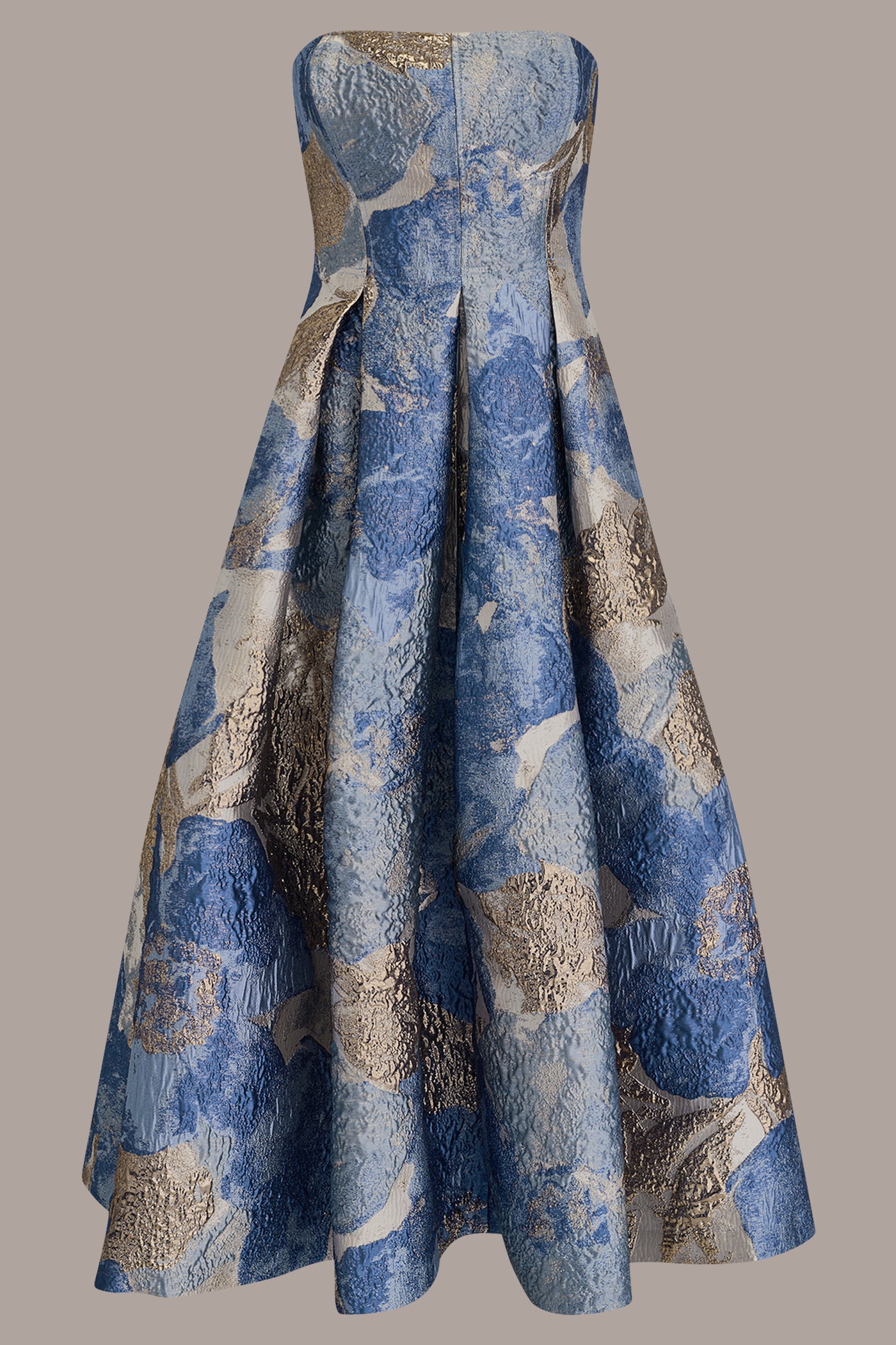 STRAPLESS FIT & FLARE COCKTAIL VIEW 8