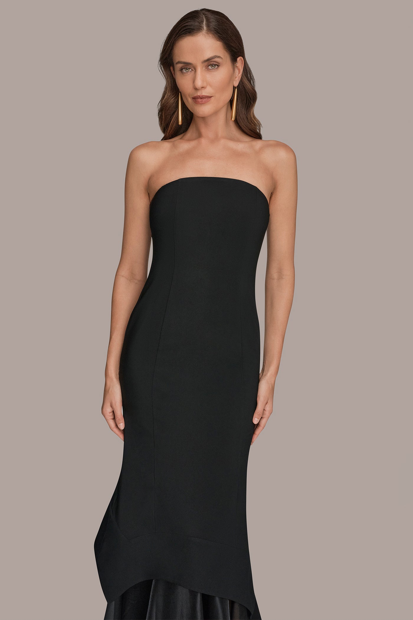 STRAPLESS ORGANZA SKIRT GOWN VIEW 4 | New Arrivals